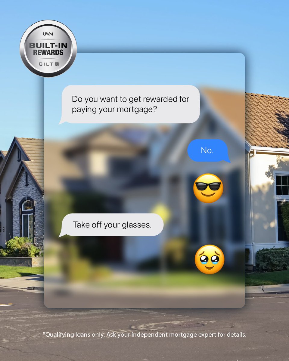 bwillingham8's tweet photo. Did you know you could earn points on your biggest monthly expense? Message me to see how you can get Built-In Rewards* on your next home purchase or refinance. https://t.co/L8PyaZGByY