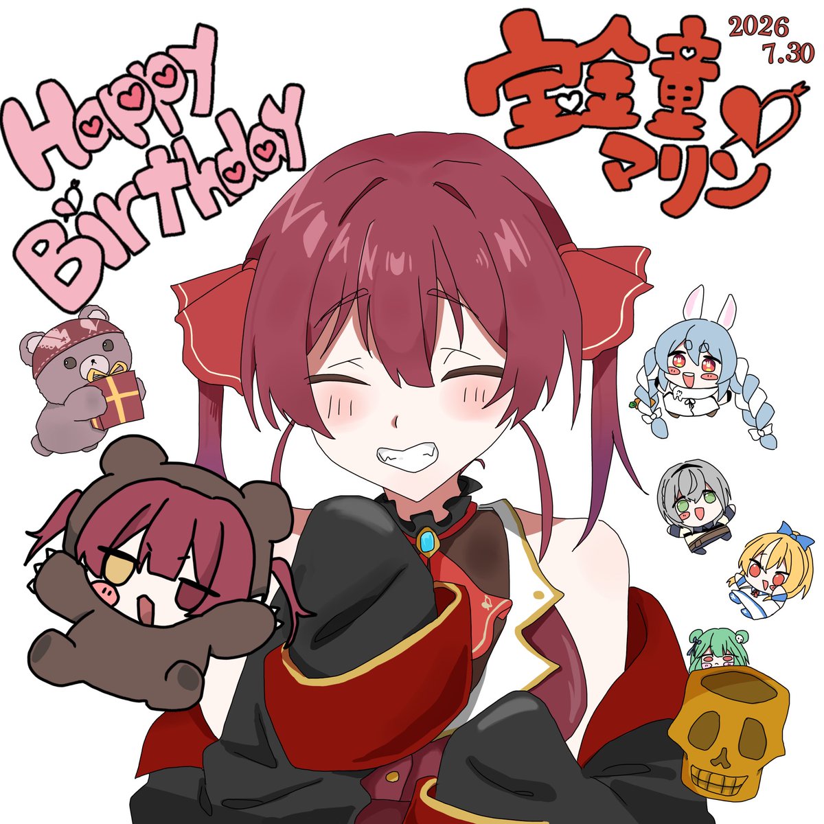 gomichanndeesu's tweet photo. #宝鐘マリン生誕祭2026 
#マリンのお宝 
誕生日おめでとう‼️‼️ https://t.co/5Tp6LJP2Lb