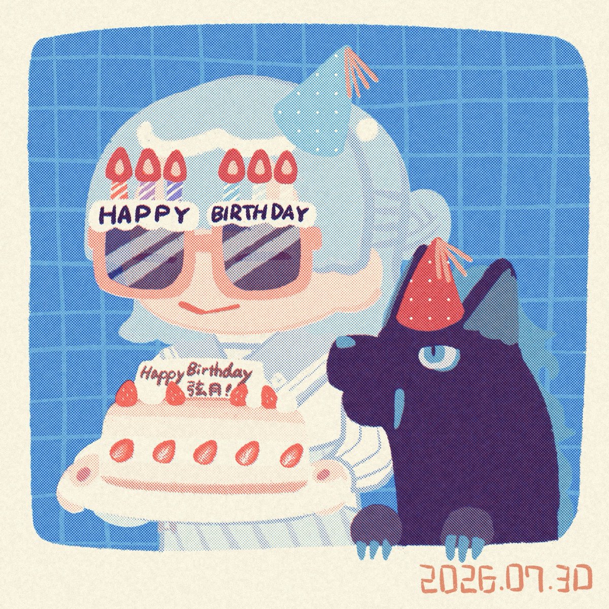 k6Ok5's tweet photo. #弦誕祭2026
#上弦画
🎉Happy birthday！🎂 https://t.co/w1PAIVEvgi