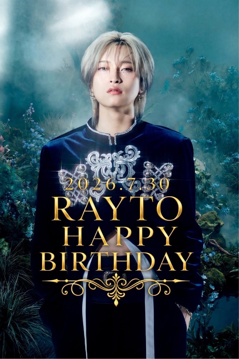 BLACKIRIS_info's tweet photo. 🎂#BLACKIRIS #西玲人
@rayto_shokuhin 

2026.7.30
 
HAPPY BIRTHDAY🎉 https://t.co/bjlNr8k22Q
