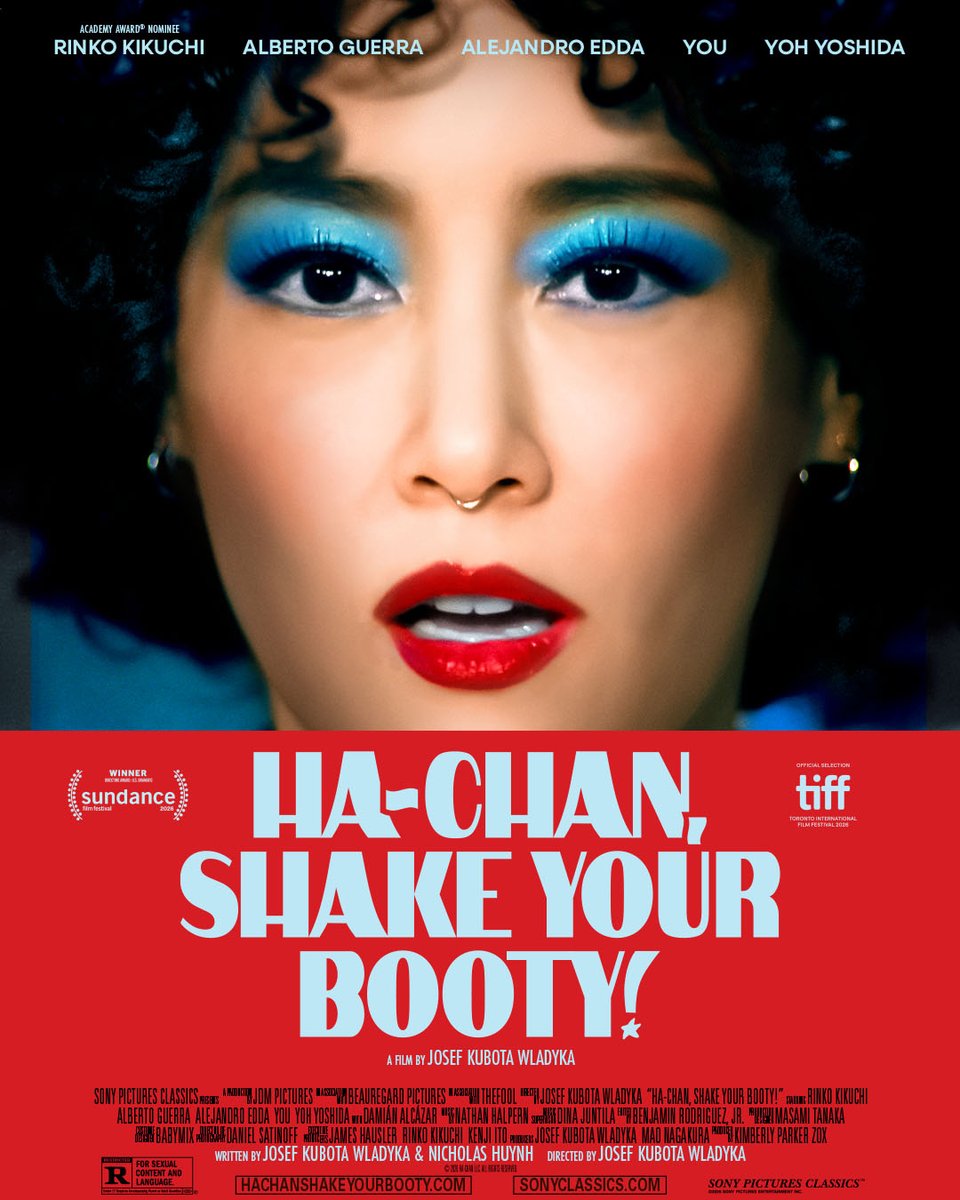 sonyclassics's tweet photo. Life’s too short…so go see HA-CHAN, SHAKE YOUR BOOTY! in theaters this fall September 25 https://t.co/bBtGVNg81q