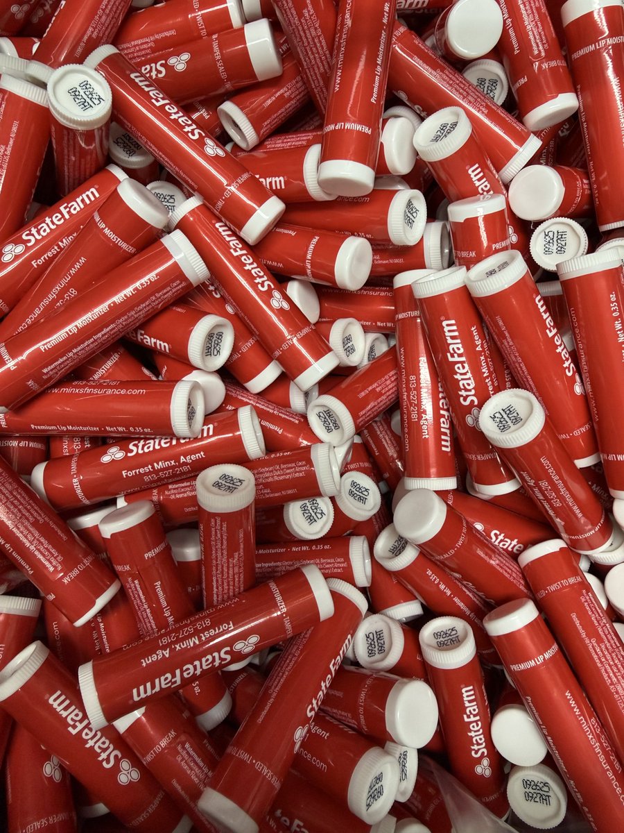 ForrestMinxSF's tweet photo. 💄✨ Happy National Lipstick Day, beauties!  💋 We have watermelon 🍉&amp; Vanilla 🍦lip balm available in office while supplies last. 💕 #NationalLipstickDay #PoutPerfection #LipBalm #BeautyCommunity #StateFarm #ForrestMinxState Farm https://t.co/TXfUofny14