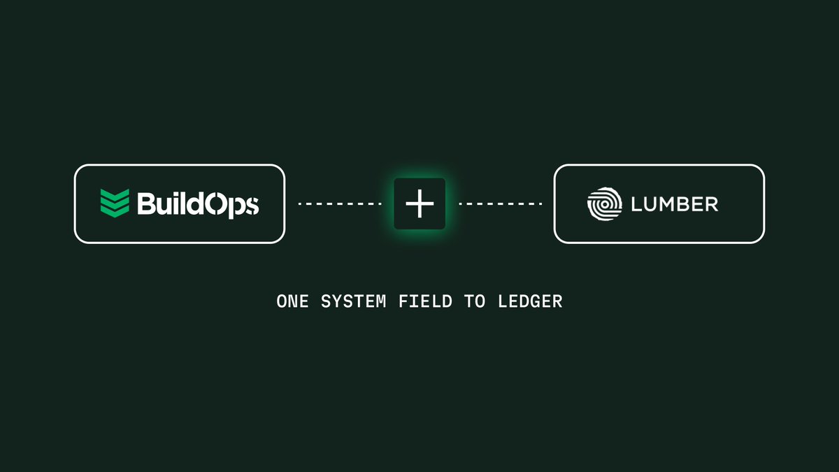 GoBuildOps's tweet photo. Proud to partner with @lumberfi_inc  to connect BuildOps field data directly into Lumber’s Canadian payroll engine—giving contractors one connected system from job site to general ledger, with compliance and job costing handled automatically. https://t.co/P5miK18deJ