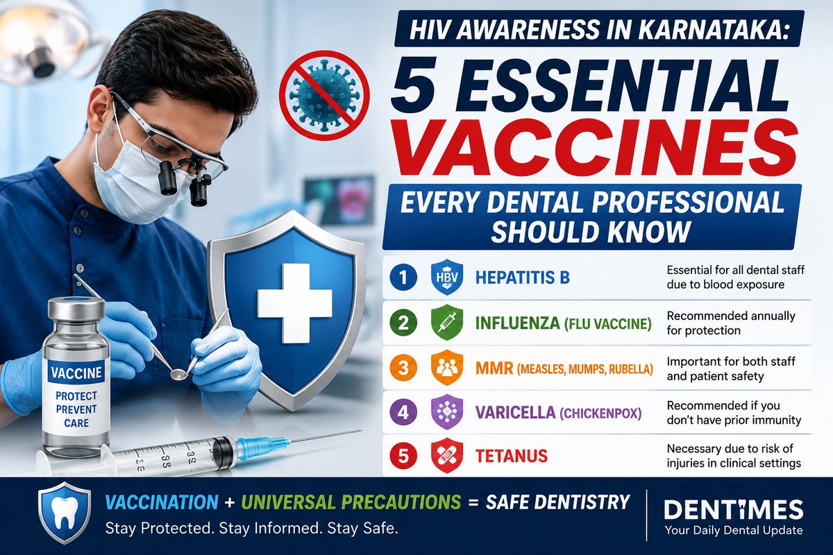 aucdental's tweet photo. HIV Awareness in Karnataka: Why Every Dental Professional Should Review Their Vaccination Status : https://t.co/nprsT3TkBN https://t.co/xP8Nrs0wvq