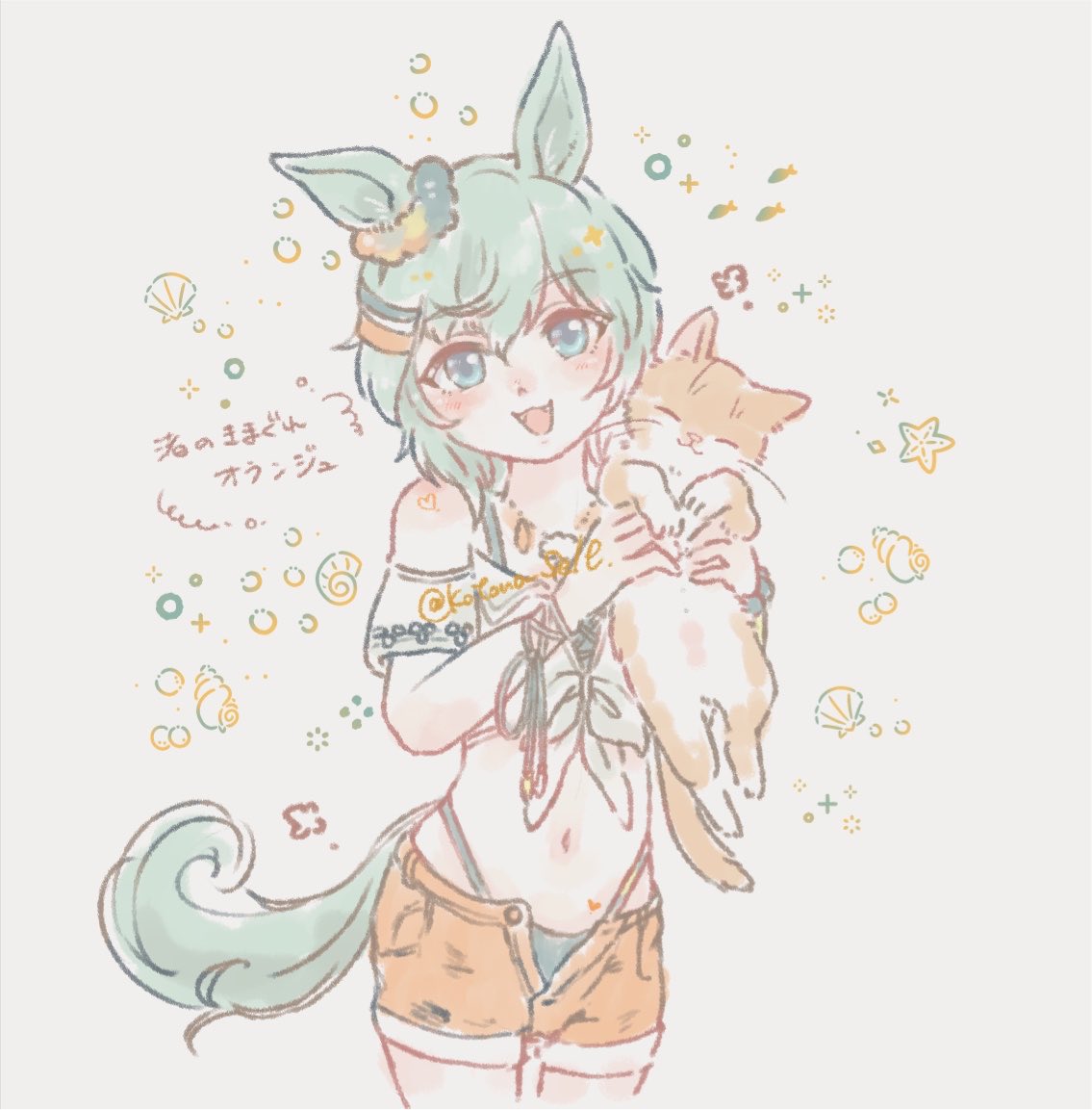 Kotono_Self's tweet photo. 💚🧡セイちゃん水着ありがとう🧡💛 https://t.co/bawcNp9YGJ
