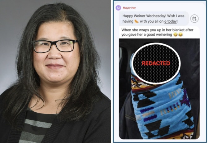 libsoftiktok's tweet photo. BREAKING: Kaohly Her, the Democrat Mayor of St. Paul, MN, is under criminal investigation after she allegedly sent sexually inappropriate messages to St. Paul Police Chief Axel Henry and other city officials. https://t.co/TsiSFGYN3E