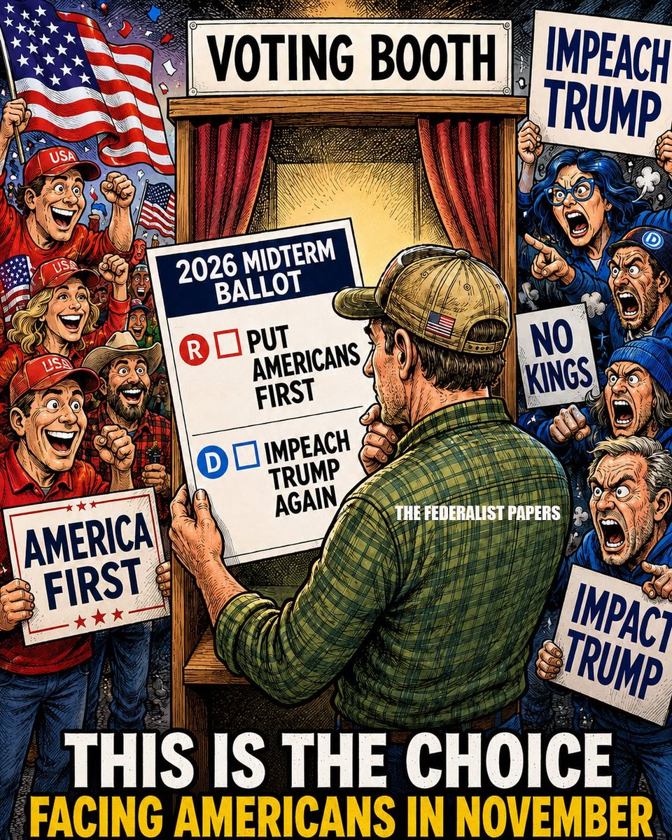 JackMedia7's tweet photo. WILL YOU VOTE 🔴 OR 🔵
Courtesy of @JackMedia7 

FOLLOW @JACKMEDIA7 ON X and "AMERICANDREAM09" ON TRUTH SOCIAL FOR YOUR CONNECTION TO THE TRUTH and VISIT 17PLUS AT https://t.co/1pFeF6wgGt FOR DAILY UPDATES AND THE INTERNET'S BEST INTEL AVAILABLE ANYWHERE WORLDWIDE! https://t.co/Fw4qGEVBFm