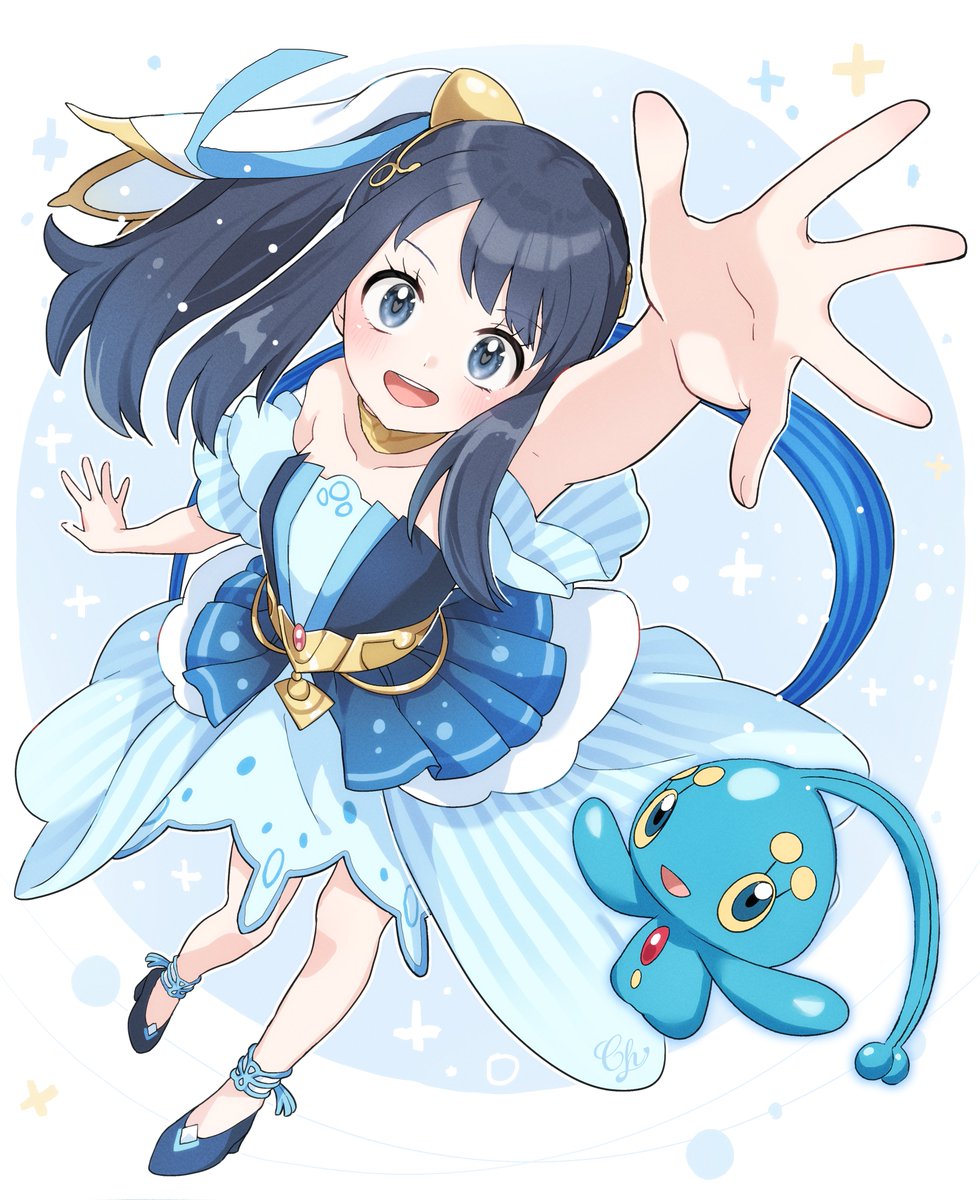 _Charisu's tweet photo. アカネとマナフィ ! https://t.co/MCGlgKZE3i
