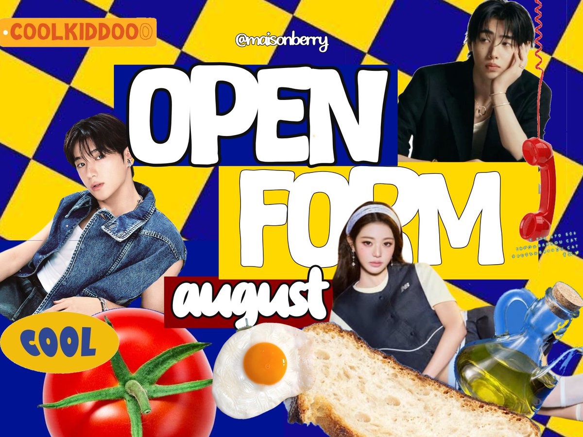 maisonberry's tweet photo. ㅤ          ⭐🐳 : open form August! ✦ ˚𓂃

august is here with colorful vibes, fresh faces, and plenty of reasons to stay a little longer ♡ https://t.co/1jeuZdATy6