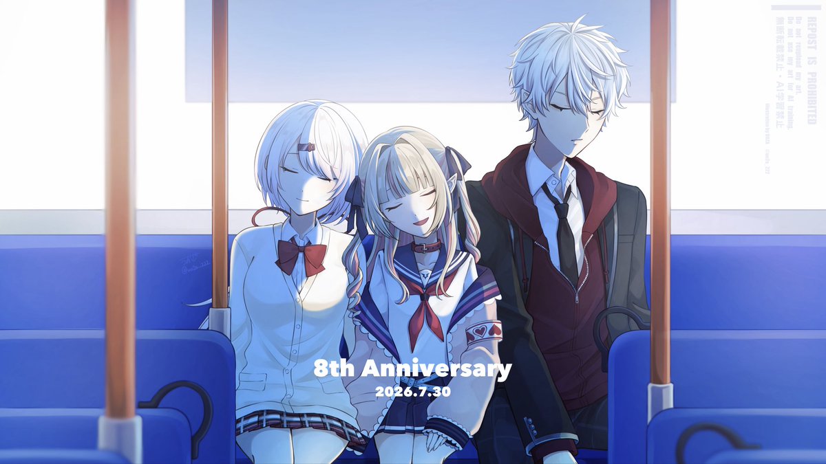 uo2a_222's tweet photo. ずしり8周年おめでとう！🎲👻🍼
#ずしり8周年
#KuzuArt #しいなーと #りりむとおえかき https://t.co/Luj44WHSjJ