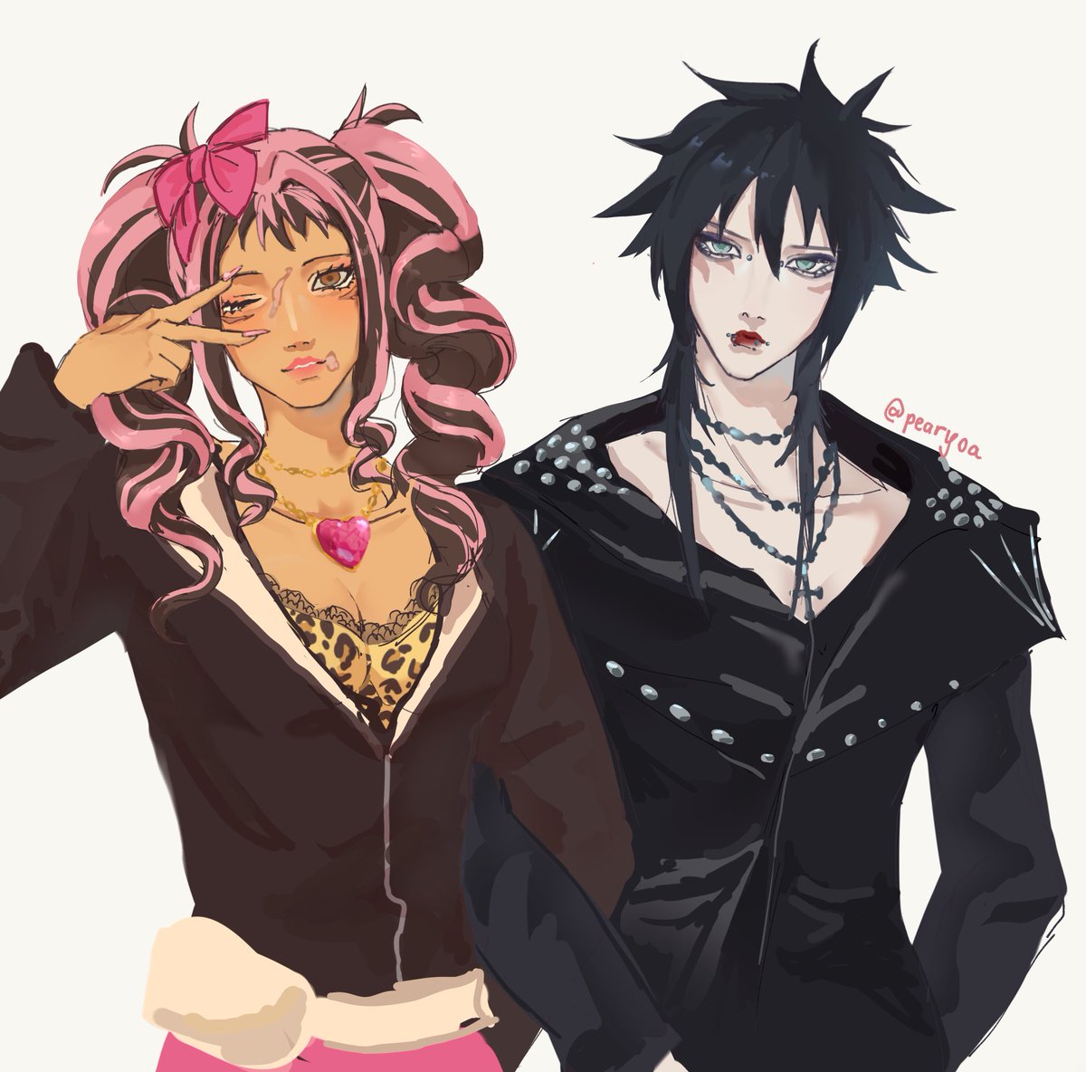 pearyoa's tweet photo. gyaru yuuji x vkei megumi yuri #itfs… who cheered https://t.co/xunHsgPJm7