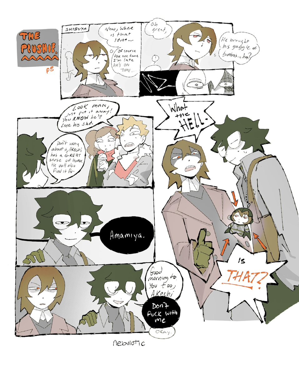 nebulotic's tweet photo. The Plushie. #p5 https://t.co/d9GHxG776o