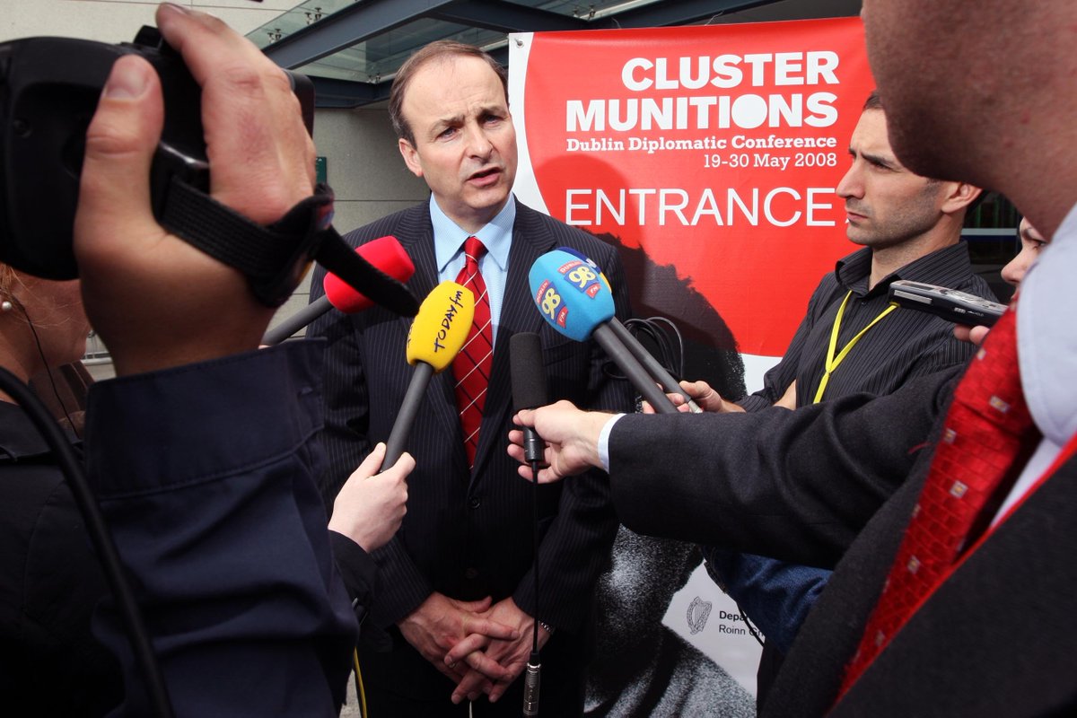 DisarmamentIRL's tweet photo. #Onthisday in 2010, the Convention on Cluster Munitions (CCM) entered into force

🇮🇪 was proud to host the conference where the #CCM was adopted in 2008

At the Third Review Conference in Lao PDR this September, 🇨🇮 will continue to work to uphold and strengthen the CCM 🤝#CCM3RC https://t.co/cwgC8jJXZm