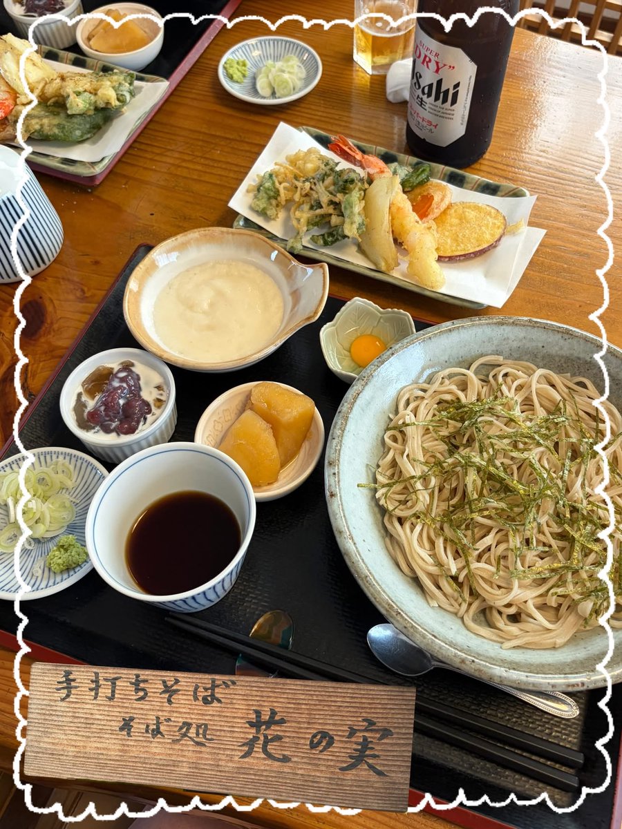 hitoming31477's tweet photo. 7/22(水)の昼はとろろそば＋天ぷら@そば処花の実 https://t.co/J5OecUM0FV