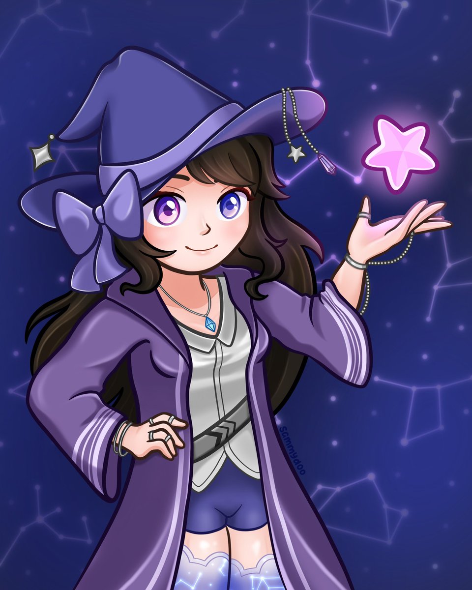 itssammydoo's tweet photo. Art Fight attack for @AshTheMageVT ⭐️ #magecraft https://t.co/dnkUFKnhNW