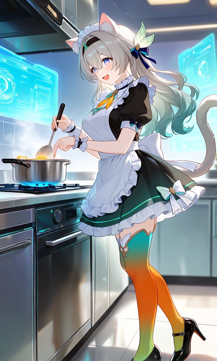 Corrupt_Firefly's tweet photo. I love cooking meals and being a good kitty maid sometimes for Mistress @SkipperFliper and my sisters.

Oh? You want me to cook for you?

I could but you have to become one of my corrupted sisters.

What are you waiting for? Join Mistress Flip today! https://t.co/fY1GRFIGM3