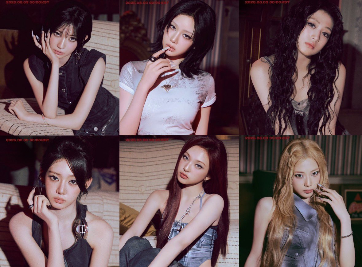 baemonsbase's tweet photo. BABYMONSTER stun for the visual photos of “MOON” out August 3rd. https://t.co/NJNPjS9yu1