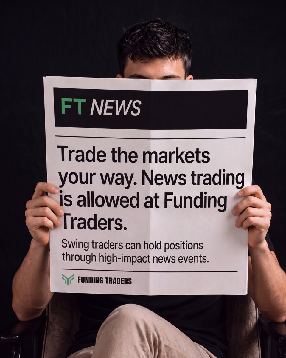 TrustedPropHub's tweet photo. 🚨 BIG NEWS for @fundingtraders users.

You no longer have to pay full price for your next challenge.

If you have an eligible payout, you can now use it to buy your next challenge and save up to 55%.

You also have the option to convert your payout into FT Points and redeem them whenever you want.

News trading is now allowed for swing traders, meaning you can hold positions through high-impact news events.

Small feature, but it gives traders more flexibility and helps them scale without spending extra money.

Respect to @FundingTraders for adding features that actually benefit traders. 👏