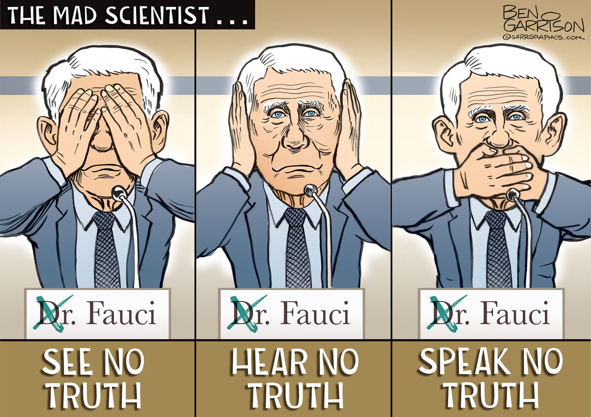 GrrrGraphics's tweet photo. Truth? What is truth?

All Fauci has are lies, and that is exactly why he pleads the fifth
#LockFauciUp https://t.co/9mlEkH9KAK
