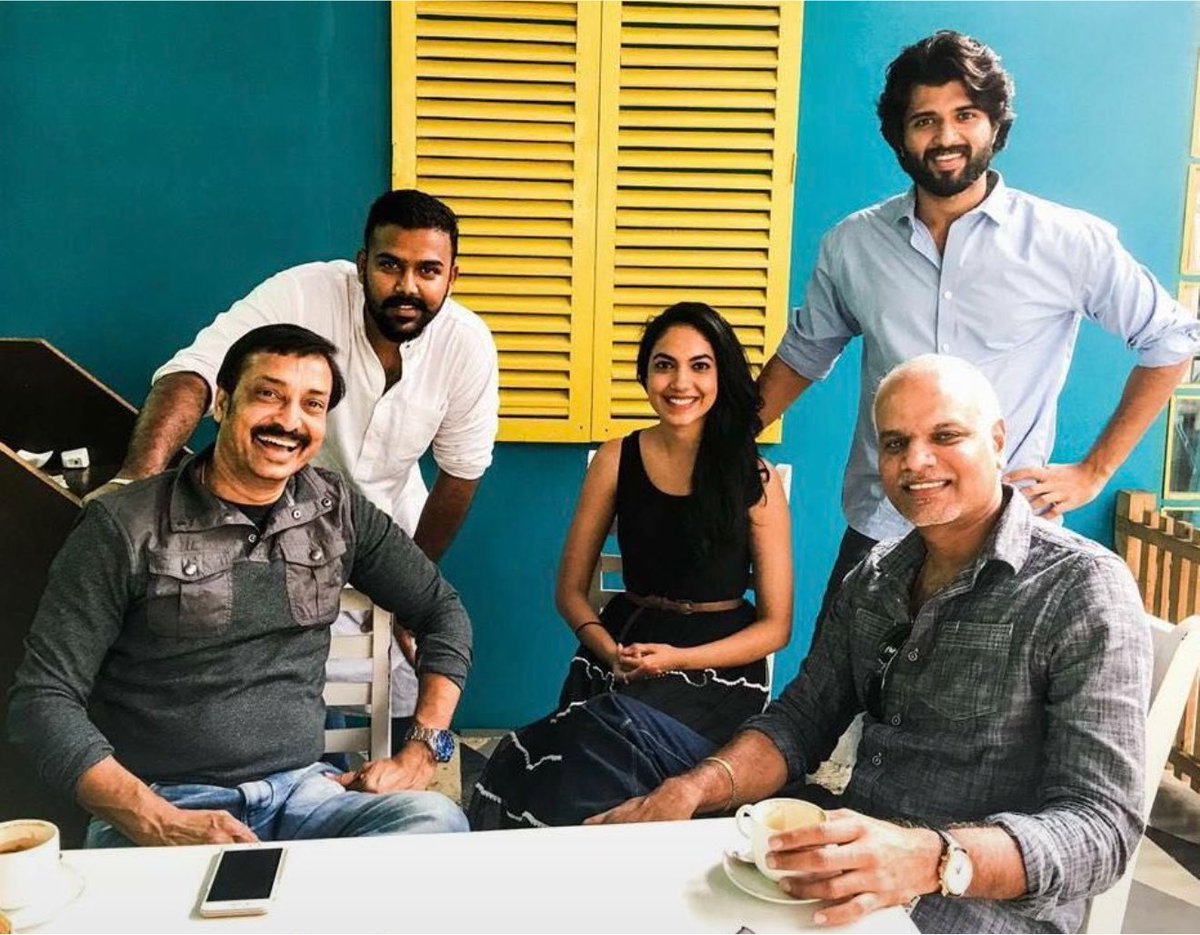 TheDeverakonda's tweet photo. 10 years. 

Something feels very strange about reading that 10 years ago we all met in the theatres :) that we laughed and fell in love and formed a bond that keeps us together till today. 

Something feels very heavy. 

That day meant to a young me more than anything that has occured since. It gave a young free rebellious boy an acknowledgment and strength.. 

That he wasn’t a fool to dream or believe. 

I love you all, my Telugu audience dearly. 

But more than anything Tharun. I miss you so much man.. and love you so dearly. I am so proud of you and blessed to have made this film with you and you are one precious soul. 

My darling team - @riturv, @Preyadarshe, Abhay, Nagesh, Vivek Sagar.  I send you all my biggest hugs and love. 

And to our heros and producers - who took a bet on us. When everyone rejected us - @YashBigBen @IamRajKandukuri. It meant a lot. 

Today i am no longer the free young boy. Life is full ❤️ but i feel the weight on my shoulders.. i feel different. 

From here on everything i do is all heart ❤️ because no other metric matters. From my heart to all my directors, from my heart to all my RWDY boys and girls, to my family and friends, to my audience. ❤️