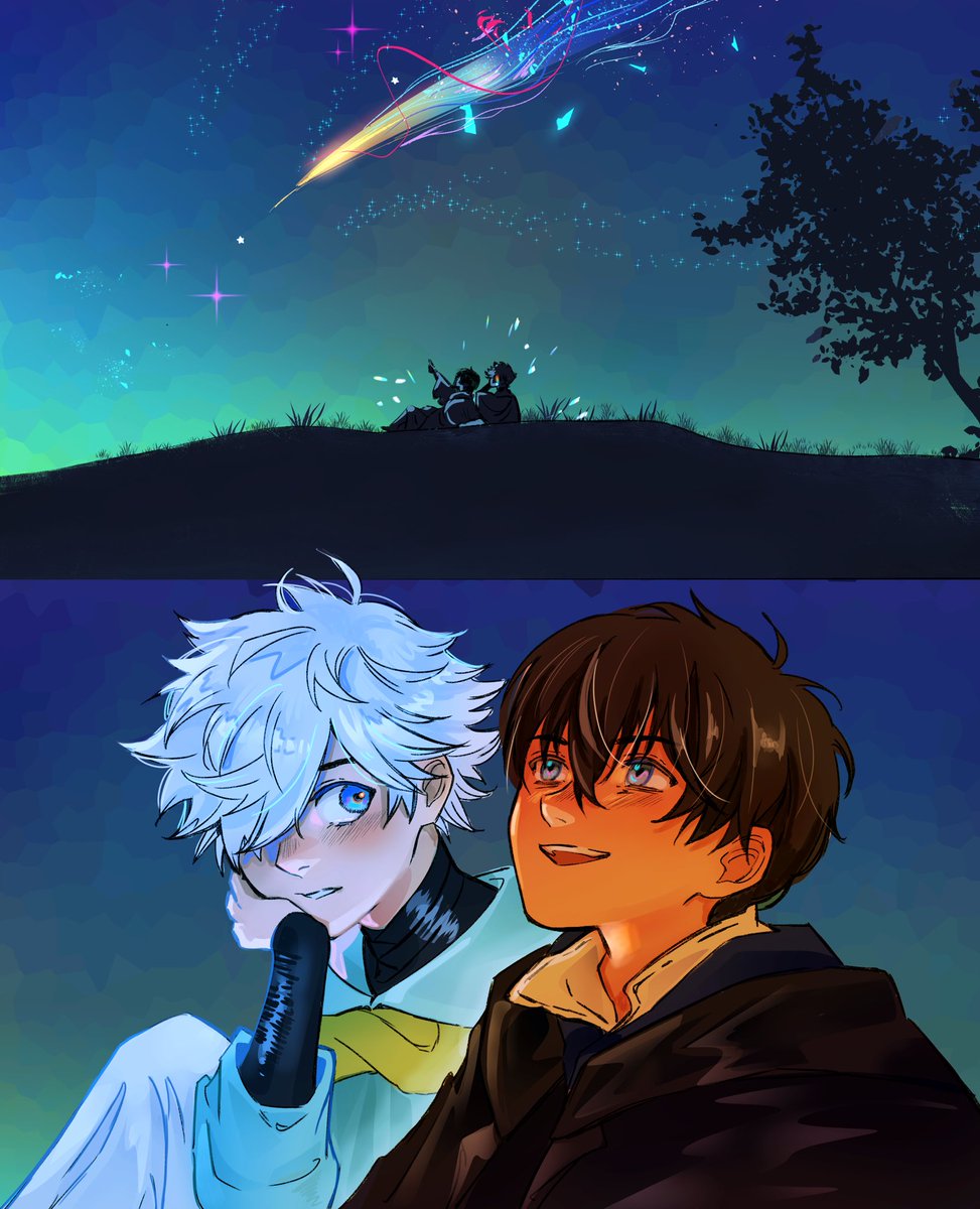 nayasch_'s tweet photo. Stargazing #witchhatatelier #orufrey https://t.co/PMfZovUTrI