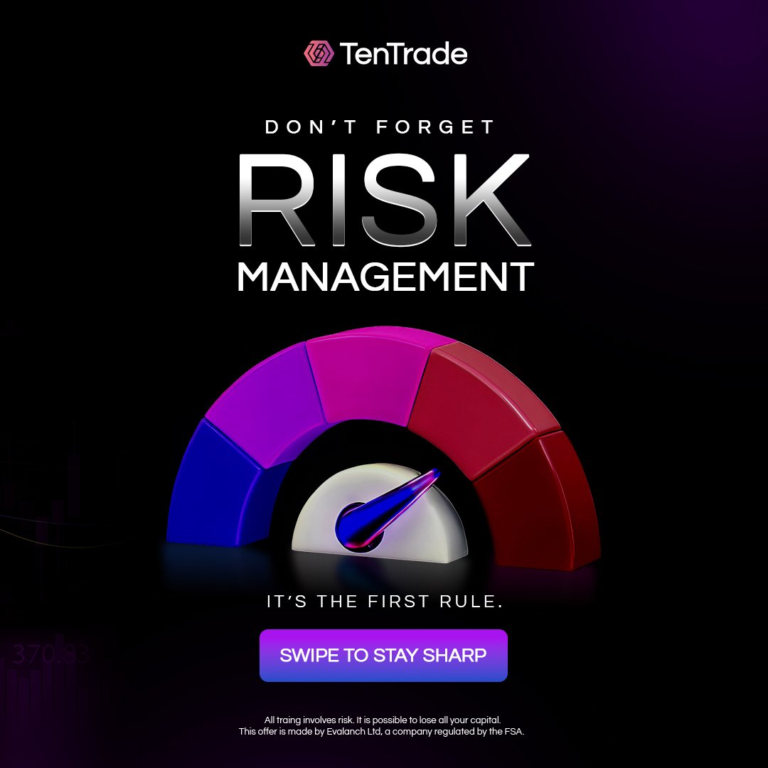 Tentradeafrica's tweet photo. 4 habits. 1 goal: don't blow your account
Manage your risk. Don't chase losses. Don't overtrade. Don't skip journaling. Simple rules, but they separate the traders who last from the ones who don't.
Swipe through to learn more
#tentrade #fundedtrader #forexafrica #tradingdiscipline #riskmanagement
