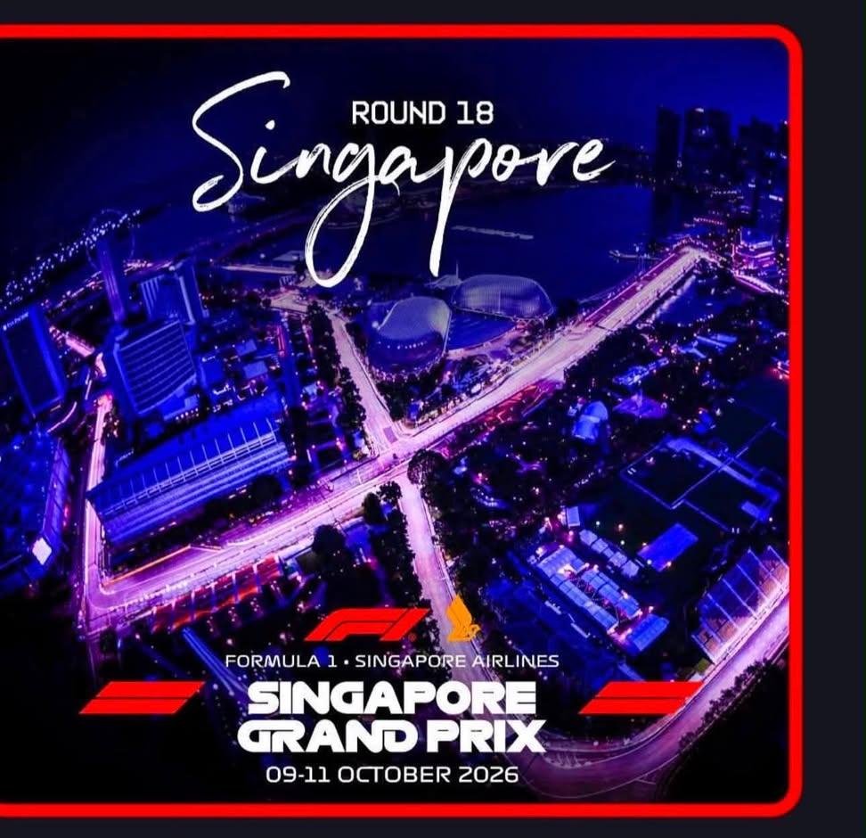 amazingliam09's tweet photo. 🏎️ F1 Singapore Grand Prix 2026 Tickets FOR SALE

Unfortunately, won’t be able to make so I’m letting go of the Singapore GP tickets.

🎟️ 2 x Super Pit Grandstand (Section A10)
📅 9–11 October 2026 (3-Day Pass)
💰 Bought for SGD 4,000 (2 tickets)
🔥 nearest offer) – send me your https://t.co/C7OOKC68z7