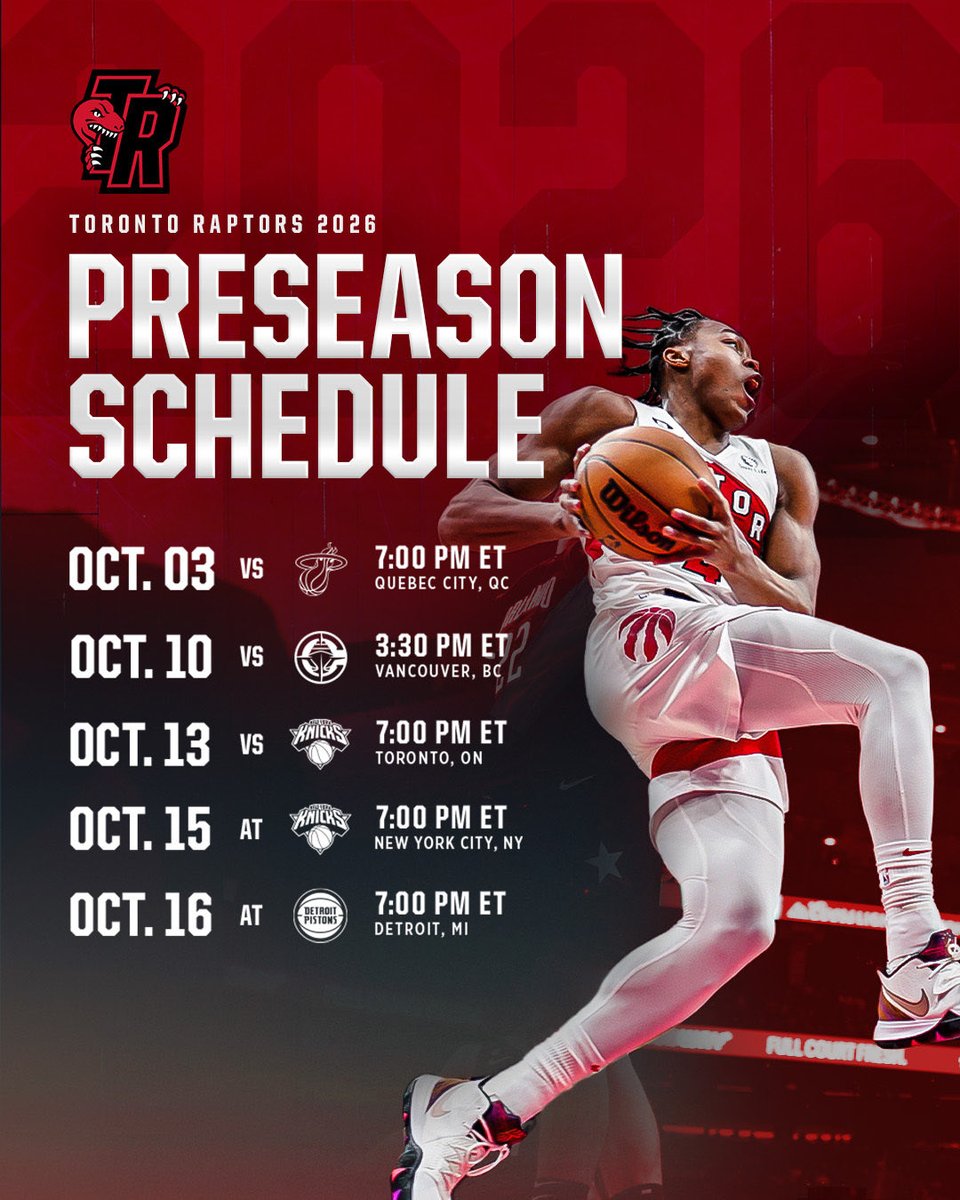 Raptors's tweet photo. almost time for Raptors basketball again 😤 https://t.co/WcuXcoTK1n