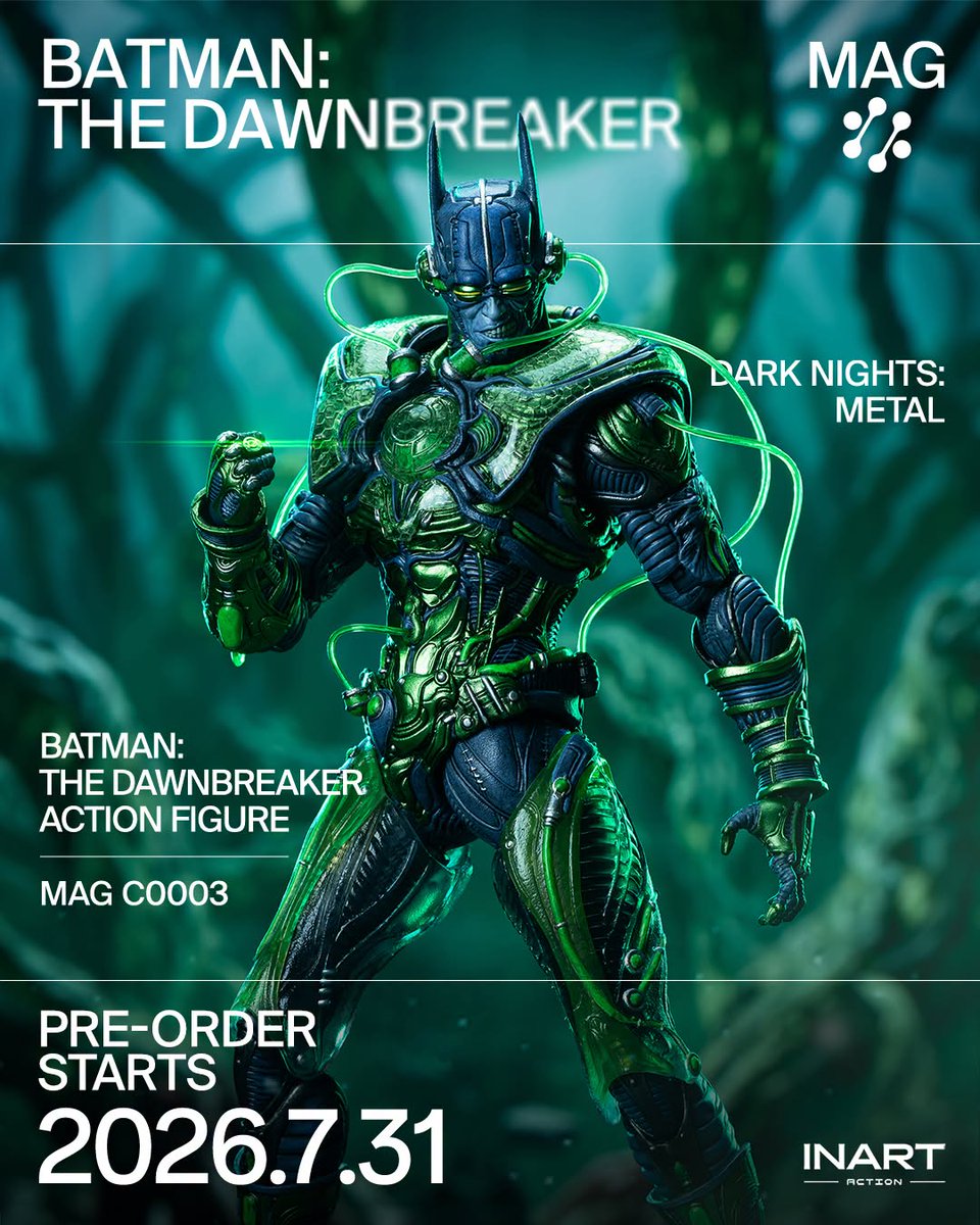 GHeroesEurope's tweet photo. INART Action preview for the coming Pre-Order of INART Action Dark Nights: Metal - Batman: The Devastator and The Dawnbreaker Action Figures.
We open the Pre-Order on 31st July 2026, 13:00 o´clock.
#INARTAction #GHeroesEurope #DarkNightsMetal #Devastator #Dawnbreaker https://t.co/9fELZJHPq7