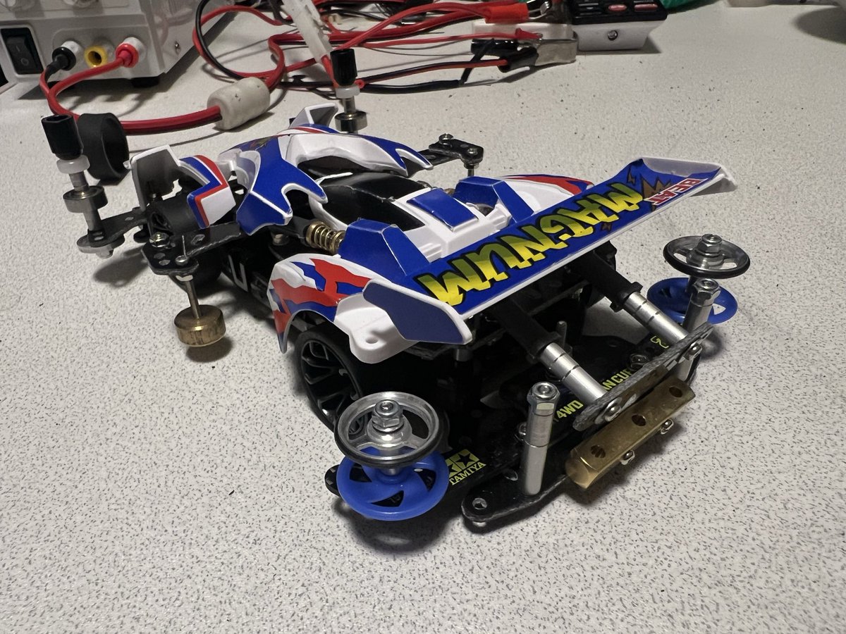 dds_cerberus_h's tweet photo. フレキ2号機今回はビートマグナムを真ん中でぶった切りでドラゴンサスペンション仕様 https://t.co/6oUPuCI9TL