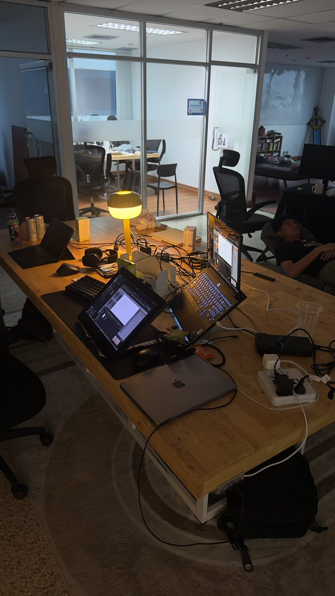 universe_art_ws's tweet photo. Our 24h journey at Necronomi Jam 2026! As a small ad-hoc team, we built a bullet hell game from scratch in just one day🔥

Thanks to @_Papakarl_ and @VA_LSR for staying in touch throughout the whole cycle!🫂It was a cool experience full of excitement! 

#GameJam #Necronomijam https://t.co/oo5GKsW4kH