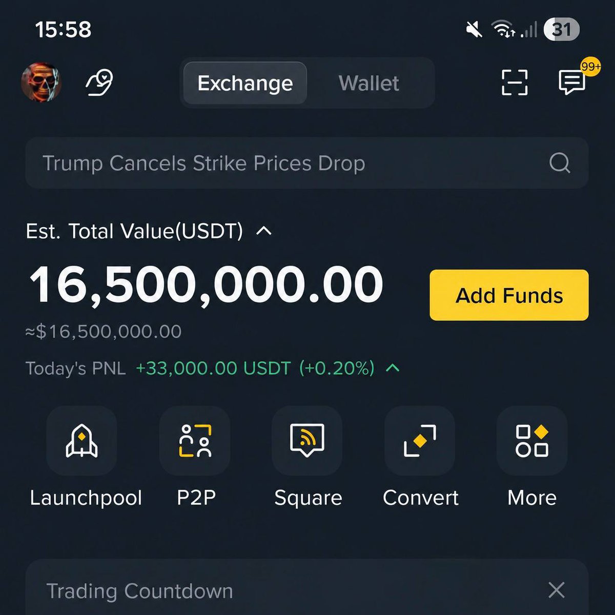 ArbitrageDev's tweet photo. Flash USDT available in Binance. https://t.co/3bHazWF0c8