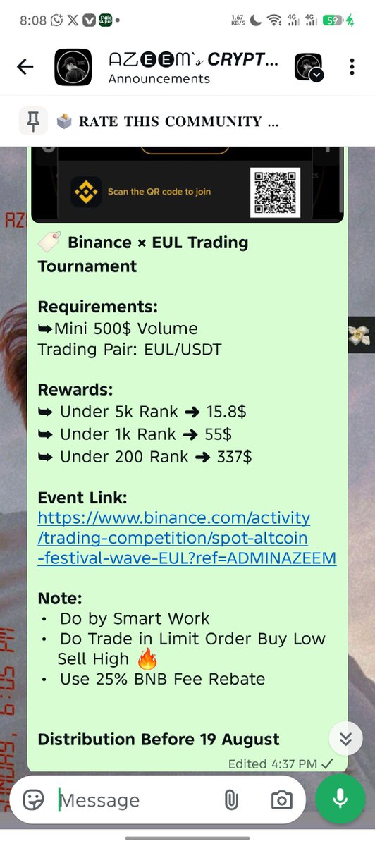AzeemWeb3's tweet photo. 🚀 Join our WhatsApp Community!

Get the latest crypto updates, airdrop alerts, trading opportunities, and Web3 news—all in one place.

📲 Join now and stay ahead of the market!
🔗 https://t.co/gZQvZgX3jo

#Crypto #Web3 #Airdrops #Binance #OKX #Bybit #Trading https://t.co/jMPTZH4RK9