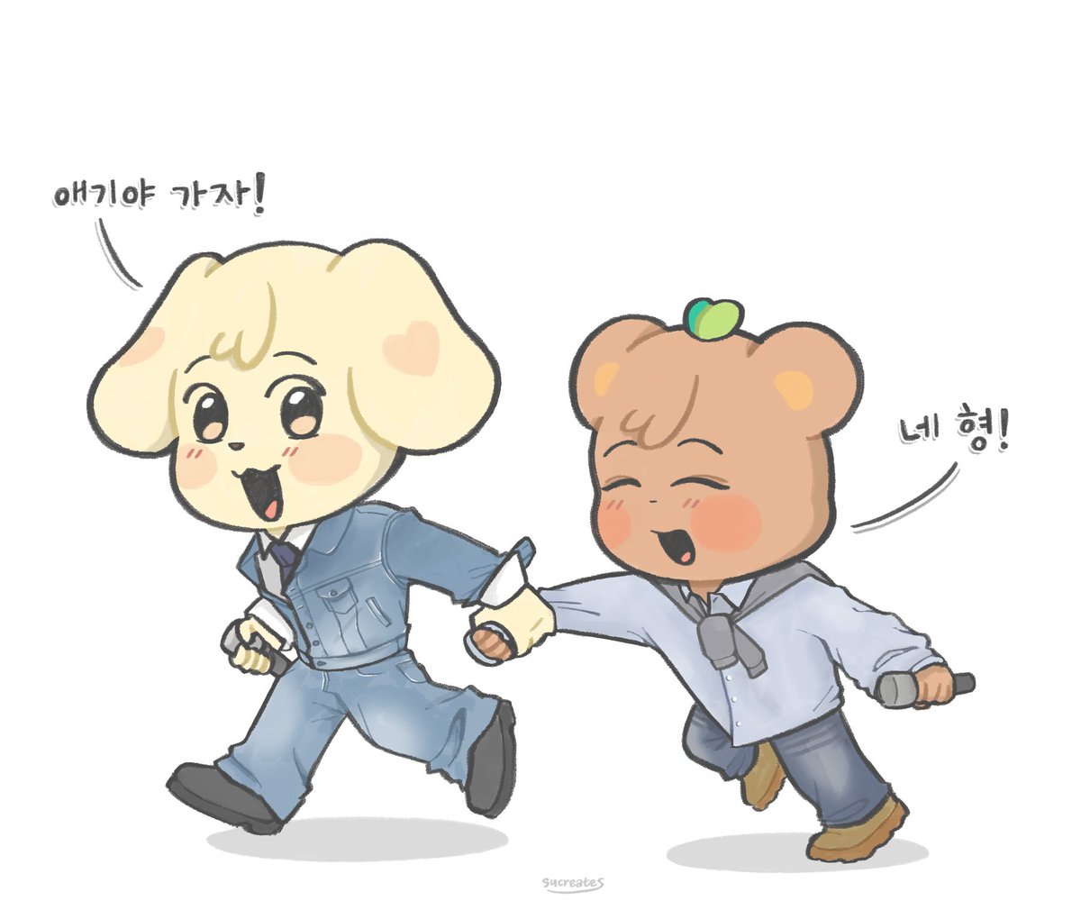 sucreates's tweet photo. "Baby, Let's go!" 

#ATEEZFanart 
#YUNHO #JONGHO https://t.co/quIoUFcJLZ
