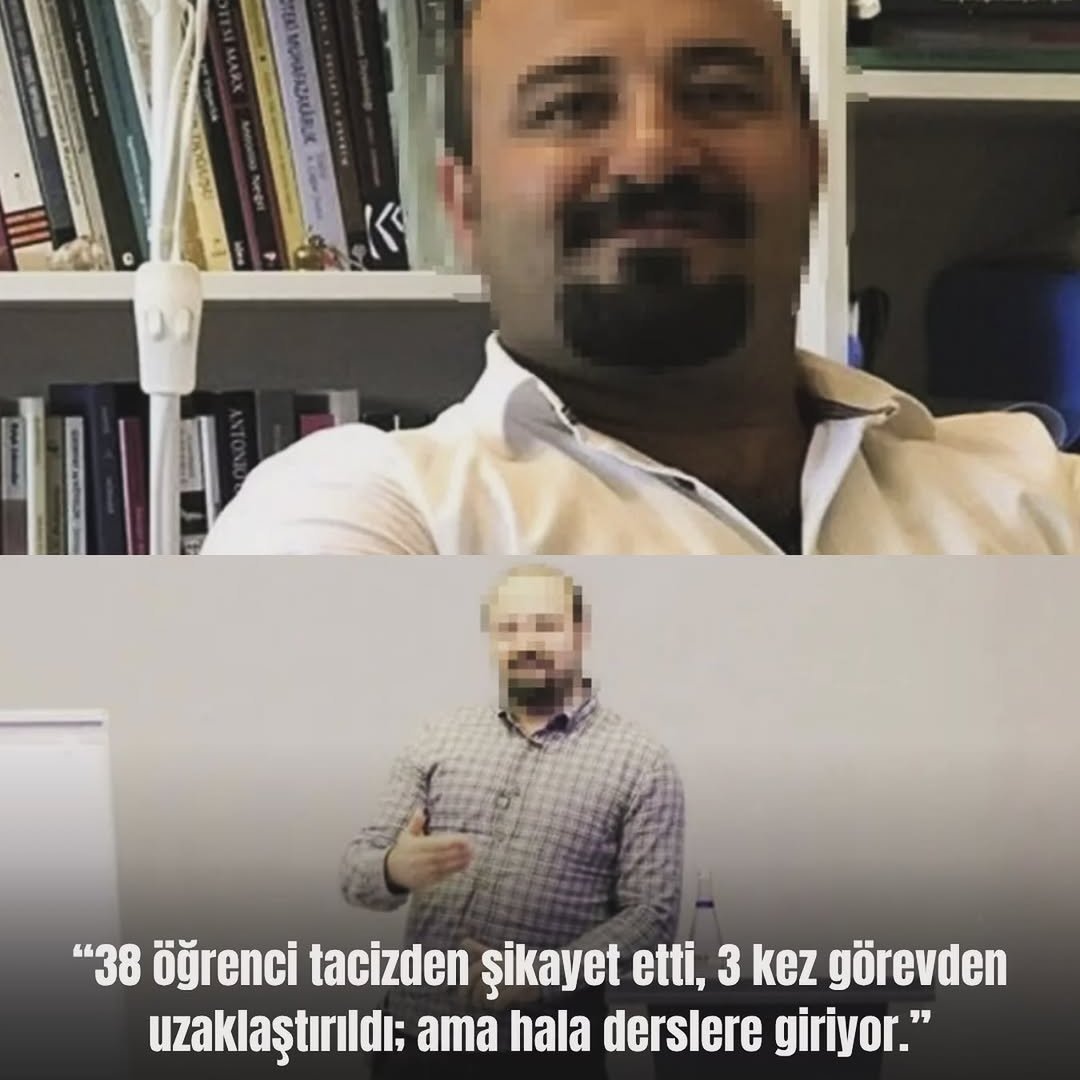 meneymn's tweet photo. 38 ÖĞRENCİ TACİDEN ŞİKAYET ETMİŞ, 3 KEZ GÖREVDEN UZAKLAŞTIRILMIŞ AMA HALA DERSLERE GİRİYOR! ÖĞRENCİLERİN GÜVENLİĞİ NEREDE? BU REZALETE ARTIK BİR DUR DİYİN! #ÇOMÜ #TacizeSessizKalma https://t.co/r8sUSEosr1