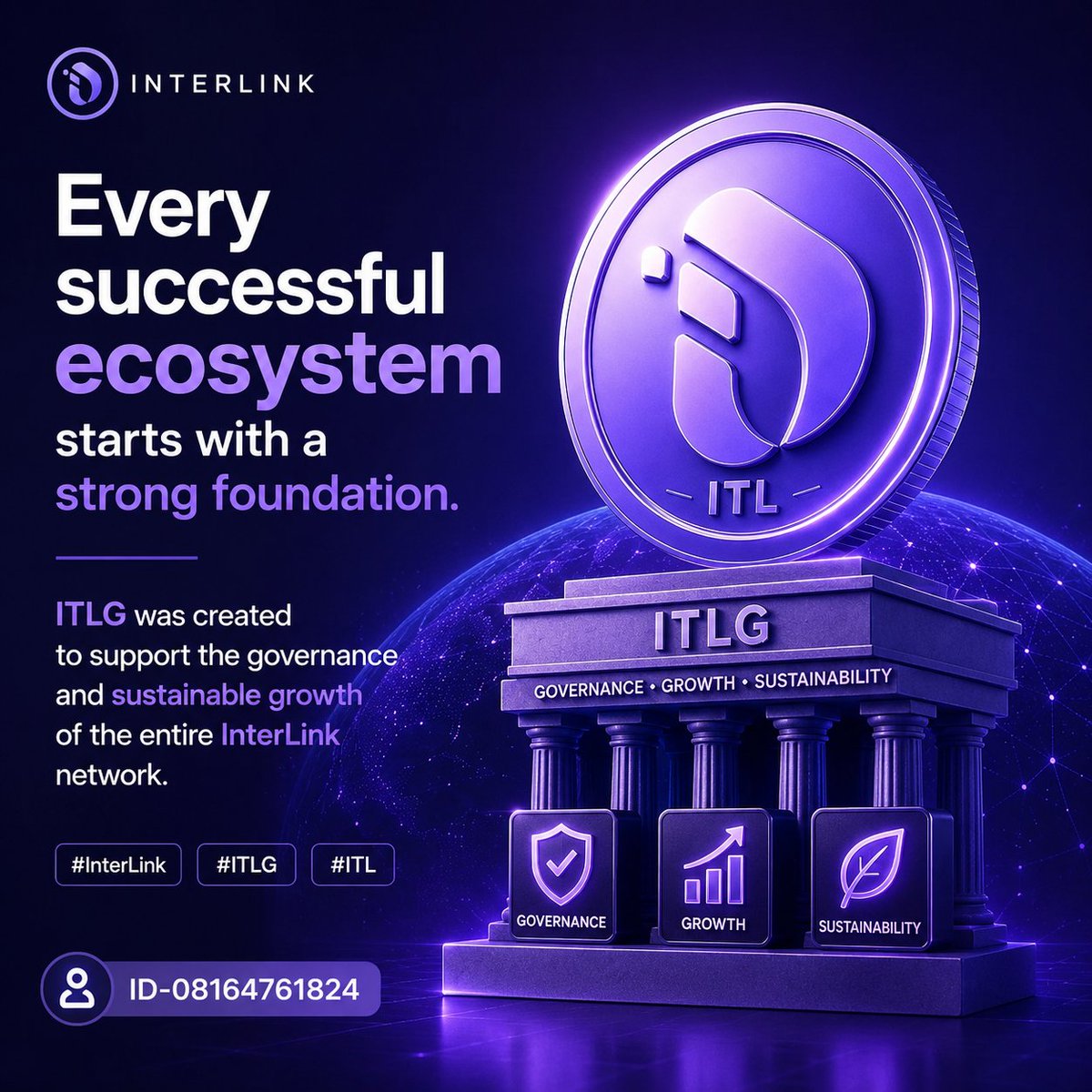 idrisa_usman's tweet photo. Every successful ecosystem starts with a strong foundation. ITLG was created to support the governance and sustainable growth of the entire InterLink network.
 #InterLink #ITLG #ITL https://t.co/Slc9zTXDhW