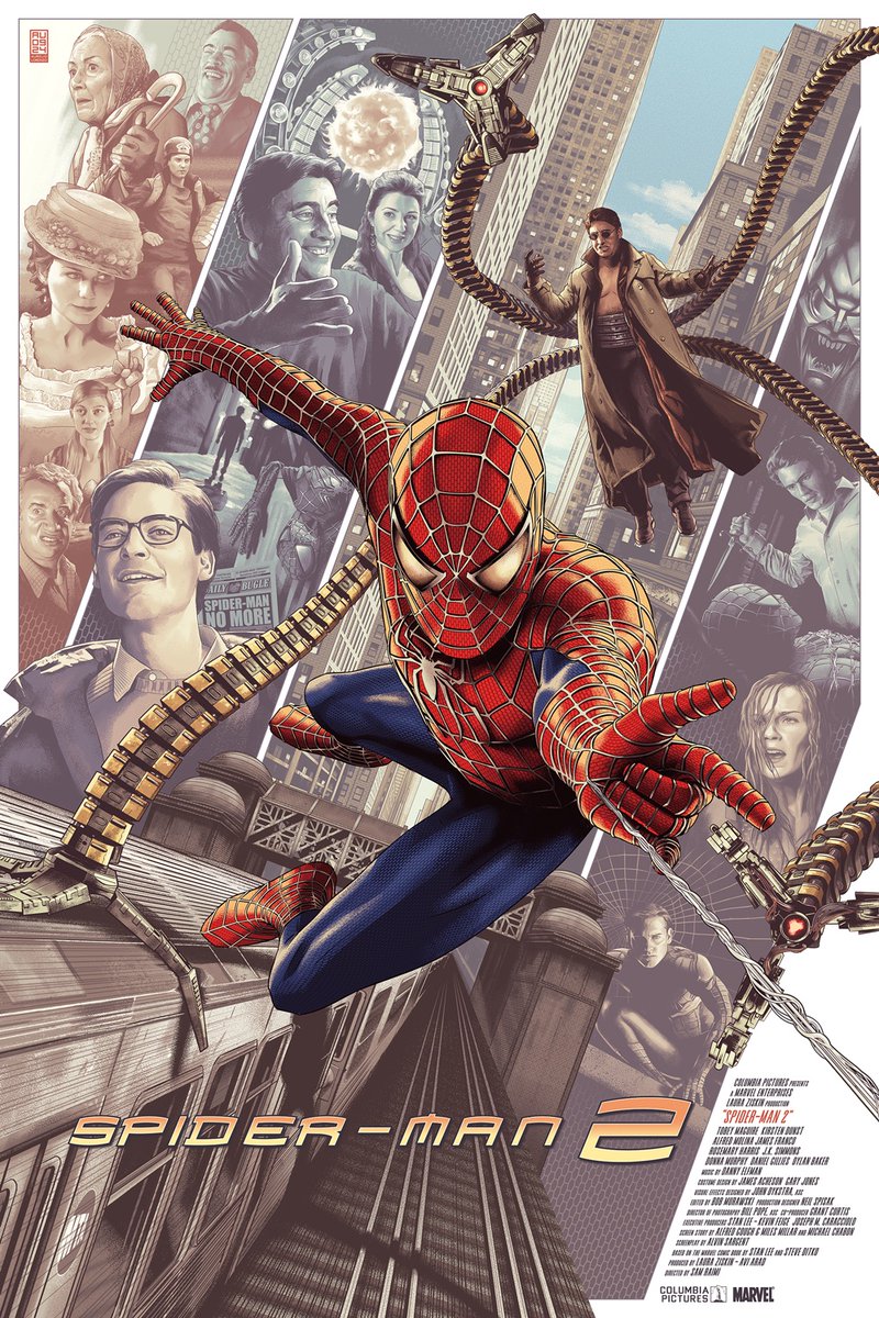 PosterEscape's tweet photo. Tomorrow is a Brand New Day! We thought Spider-Man fans just had to see these incredible posters by @au_lorenzo 

#SpiderMan https://t.co/UUGlKPqFHc
