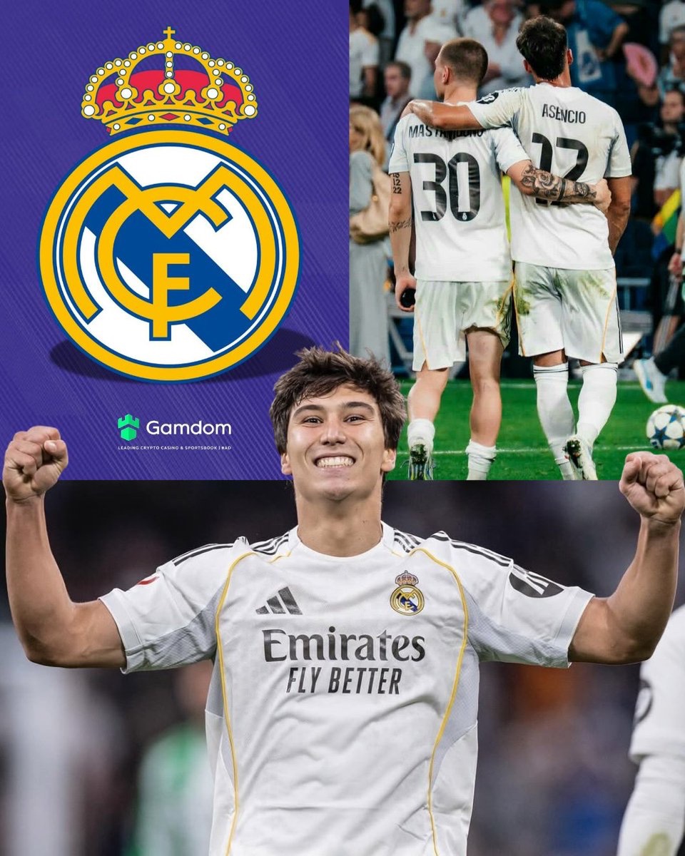 theMadridZone's tweet photo. 🚨 CONFIRMED: The three players most likely to be sold/loaned: Raúl Asencio, Gonzalo Garcia, Franco Mastantuono. 

However, Raúl Asencio and Franco Mastantuono do NOT want to leave.

Gonzalo Garcia is waiting to see if Real Madrid and Fulham come to an agreement. @partidazocope https://t.co/9kmUwvSJN6