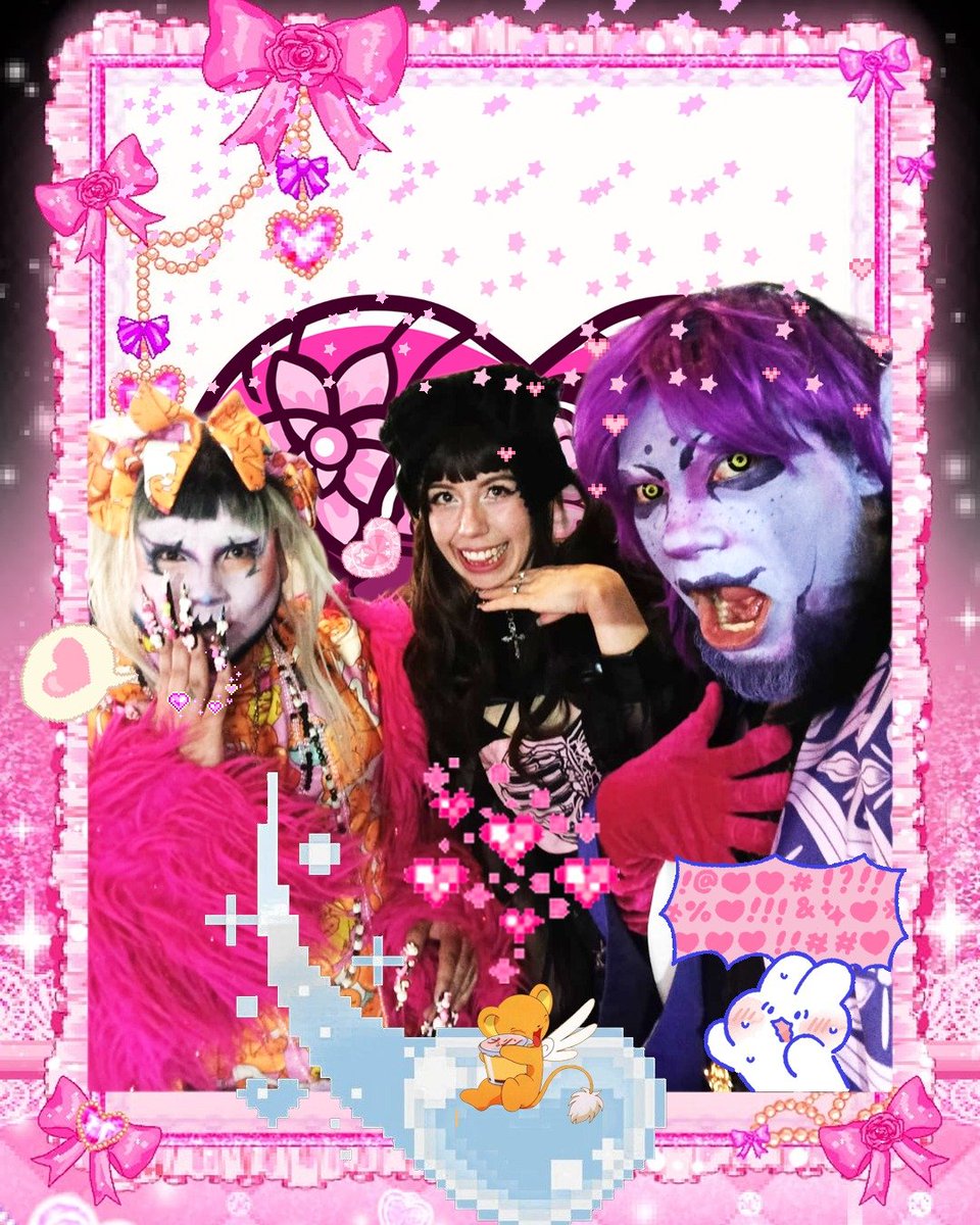 LastesasJpg's tweet photo. Purikura 
Harajuku Kei
💖💜 https://t.co/9LgNT6FOws