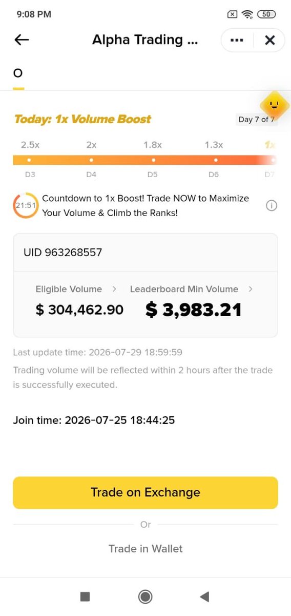 Saib445's tweet photo. @binance @BinanceWallet @BinanceHelpDesk
My Binance account has been restricted, and I am unable to access certain services. I believe there may be a misunderstanding.please review again.
Please do something .I already completed 3 alpha competition. https://t.co/OfcW90P2T0