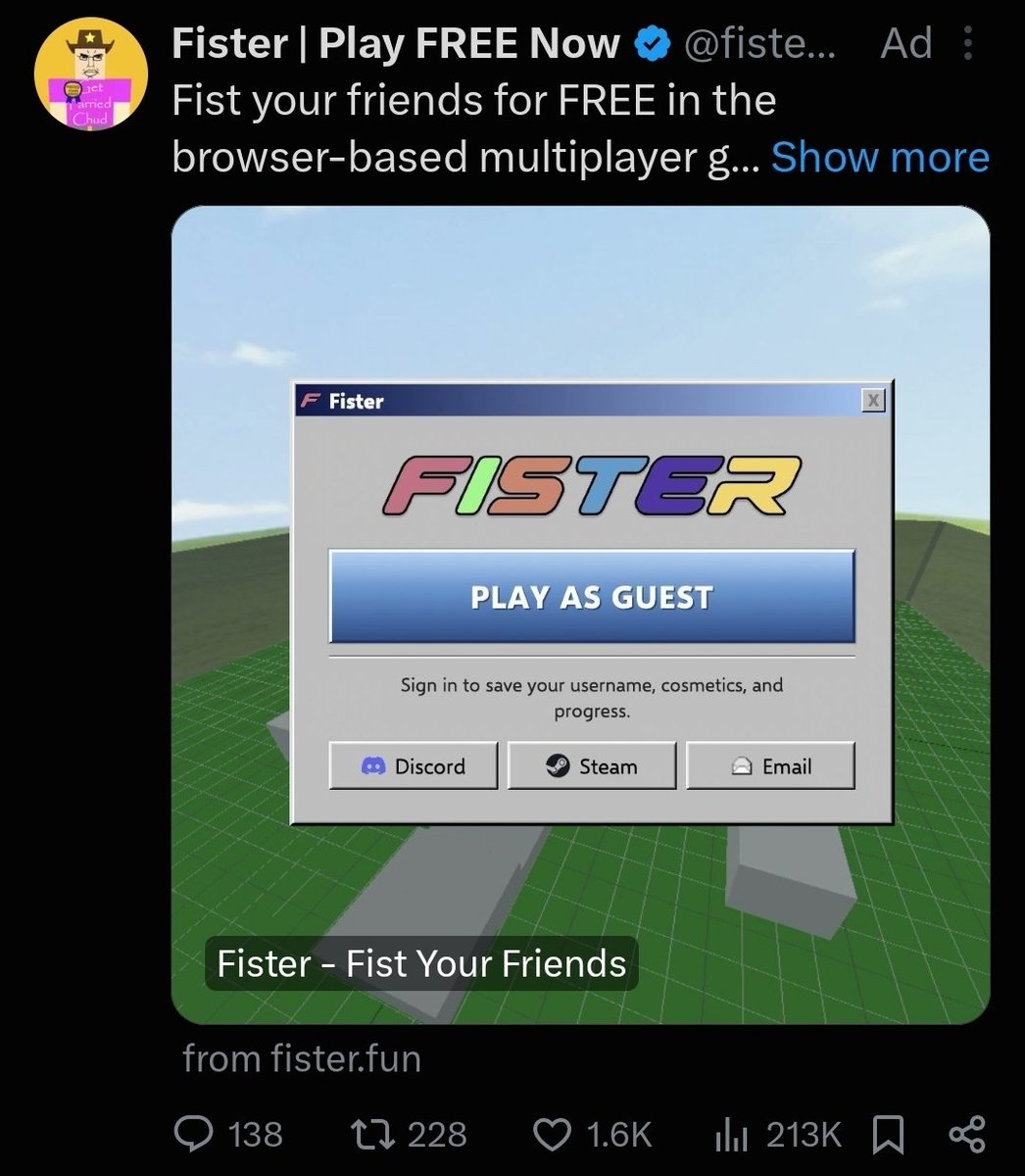 DeluxyVG's tweet photo. You could be doomscrolling your feed but there's always that one fucking ad that looks like this https://t.co/0460LqzX0o