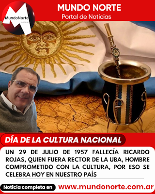 MundoNorteTW's tweet photo. Día de La Cultura Nacional
https://t.co/3xdToQVK09

#notas #opinión #DíaDeLaCulturaNacional #argolo #mundonorte https://t.co/qHhbyTsrdS