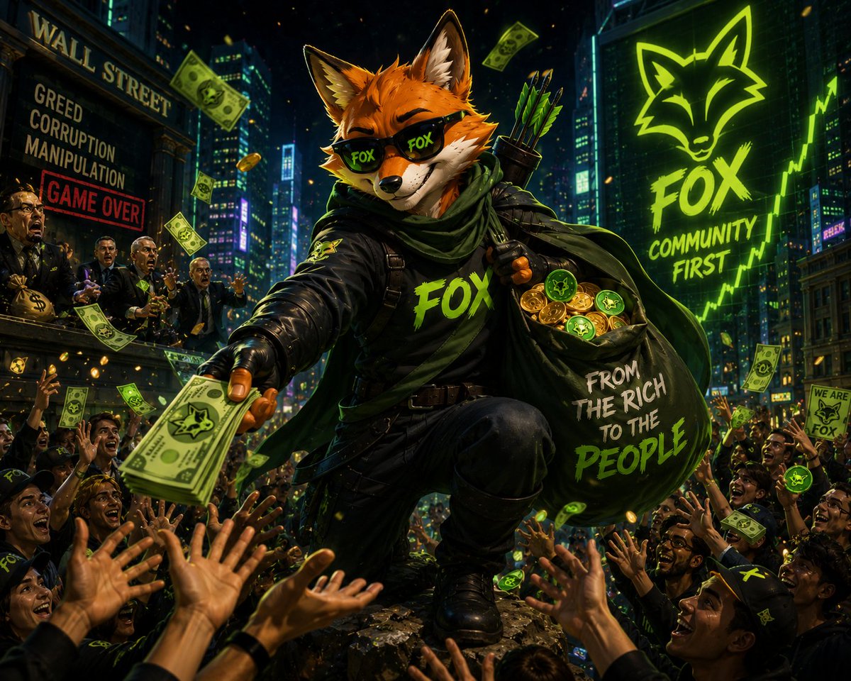 kripdolar25's tweet photo. There are meme coins.
And then there is $FOX.
A symbol of intelligence.
A symbol of resilience.
A symbol of what a strong community can achieve.
$FOX isn't just part of the next cycle.
It was made to define it. ๐ฆ๐น๐
#FOX #FOXARMY #Robinhood https://t.co/ZNhKTIzgk9
