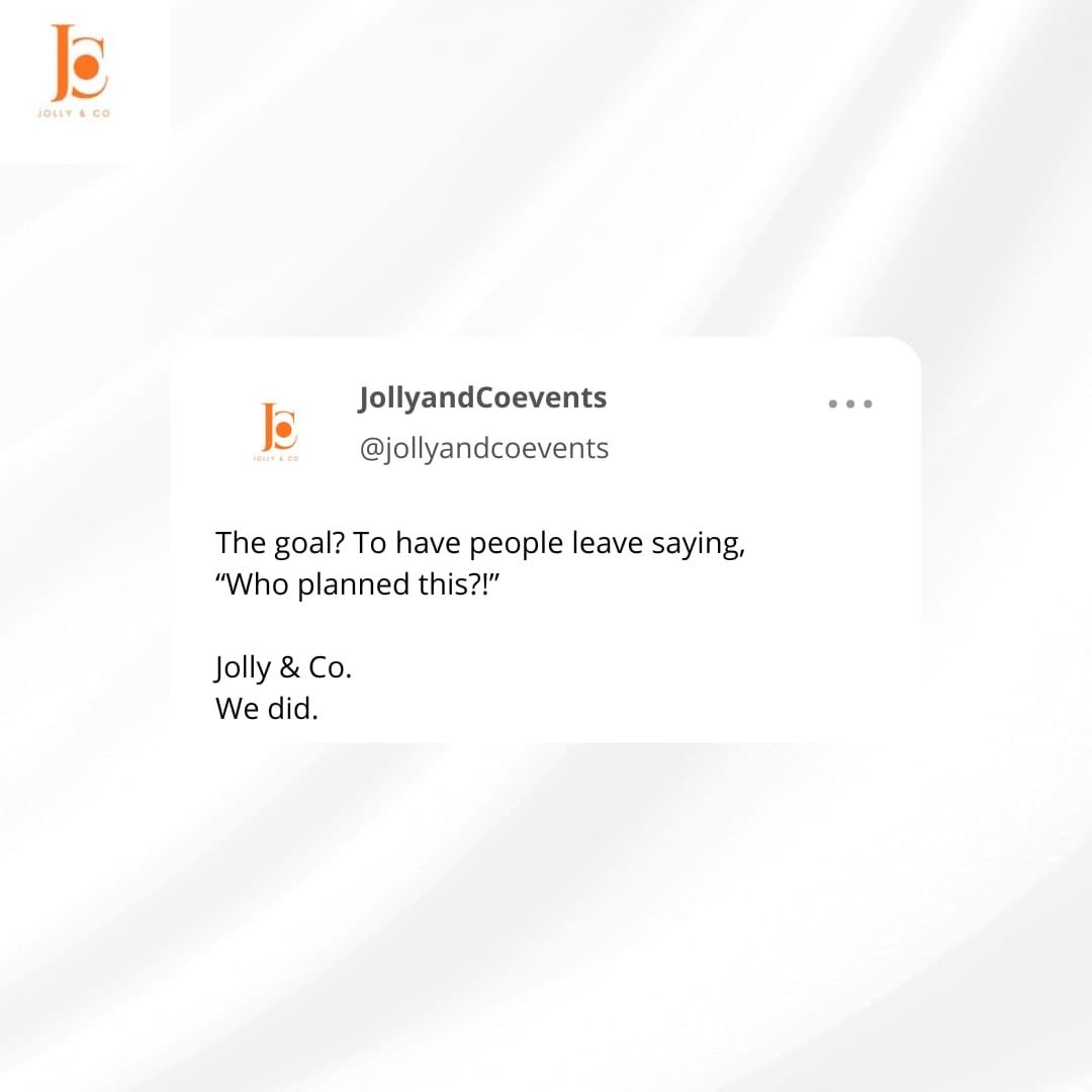 Jollyandcoevent's tweet photo. https://t.co/kIrTrjQGX3