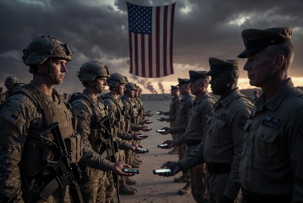 maddenifico's tweet photo. Phones Seized, Truth Buried: The Fascist Authoritarian Trump Regime's Latest War on Reality

American troops in the Middle East are being ordered to surrender their cellphones. Not because of some battlefield necessity, but because a raw video of an Iranian strike that killed two U.S. soldiers at Muwaffaq Salti Air Base in Jordan dared to escape the regime's carefully curated propaganda machine. The footage circulated, the deaths became undeniable, and Donald Trump's authoritarian apparatus responded the only way it knows how: confiscate the evidence and silence the witnesses.

CENTCOM's commander admitted in a July 28 letter that troop videos were helping Iran assess its own damage. Translation: the regime cannot tolerate any independent record that contradicts the official story of strength and control. In Jordan the seizures are already underway. Families at home are left anxious and cut off, while the administration that thrives on lies continues its project of manufacturing consent through enforced ignorance.

This is not security. This is the classic authoritarian move: when reality embarrasses the strongman, punish the people who recorded it. Trump's regime has never been interested in informing the American people; it is committed to lying to them — about competence, about costs, about the consequences of its own posturing. Two dead service members become an inconvenience best managed by taking away the phones that might show the truth. The public is to receive only the approved narrative. Everything else is a threat to be neutralized.

When a government responds to inconvenient footage of its own failures by disarming its soldiers of their personal devices, it has abandoned any pretense of democratic accountability. It has chosen the fascist path of narrative control over honesty. The phones are the latest casualty. The real target remains the American people's right to know.