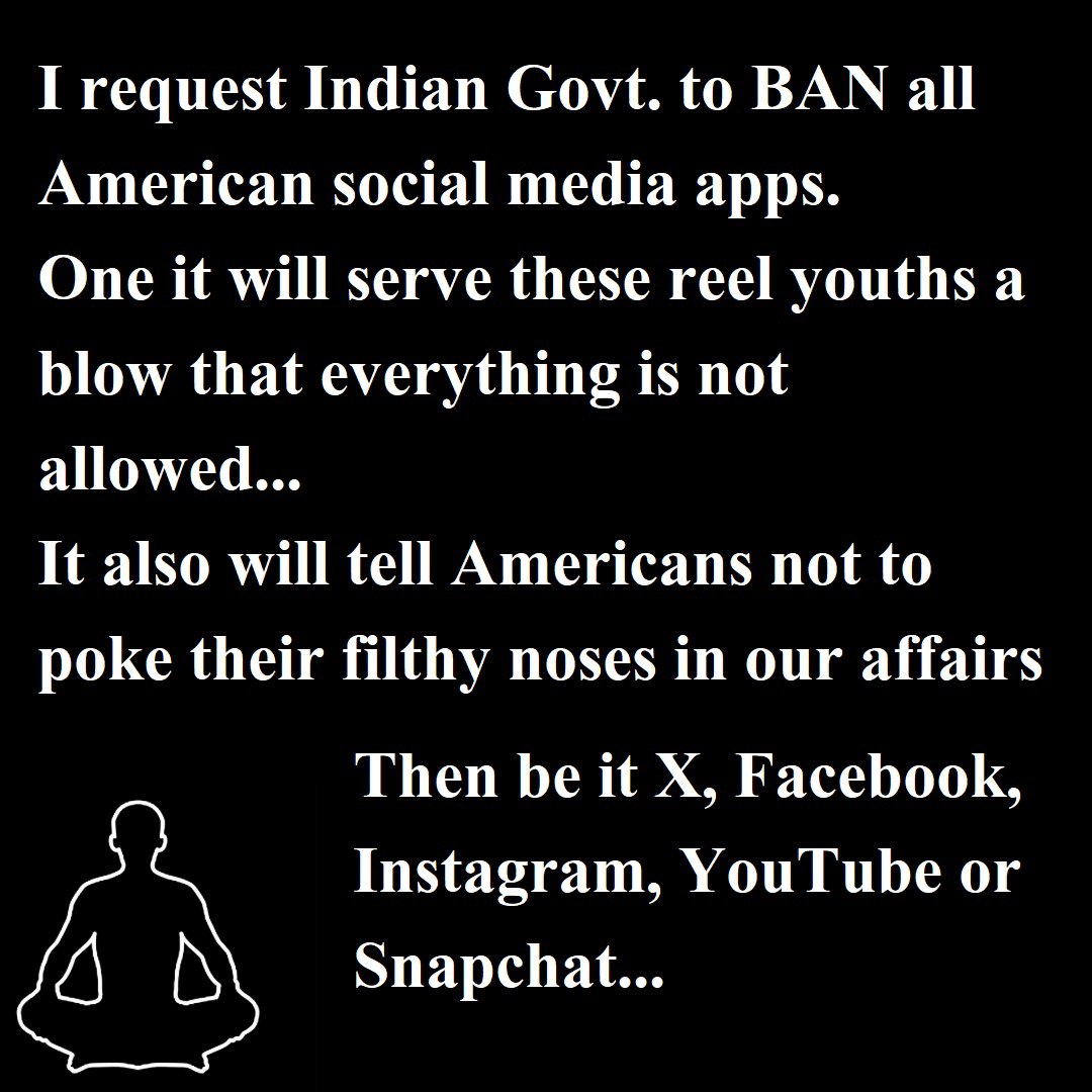pen2me's tweet photo. These plataforms are being grossly misused to promote woke culture and antinational sentiments.

#pmmodi
#pmoindia
#maga
#india
#indians
@everyone https://t.co/C9LW7GnyrI
