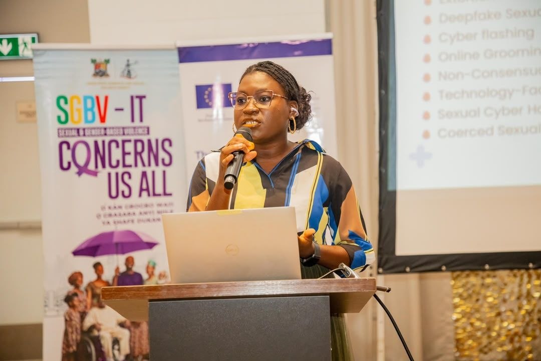TechSocietal's tweet photo. What does it take to build a survivor-centred response to technology-facilitated gender-based violence?

This important question was at the heart of the Lagos State Domestic and Sexual Violence Agency (DSVA) Coordination Meeting and GBV Case Conferencing for Civil Society Organisations, where Techsocietal contributed technical expertise to strengthen stakeholders' understanding of Technology-Facilitated Sexual and Gender-Based Violence (TFSGBV).

During the session, Jessica Eni, our Legal and Policy Program Officer, explored emerging TFSGBV trends in Nigeria, practical survivor-centred response strategies, and the critical role of civil society in strengthening prevention, accountability, and access to justice. Participants also examined opportunities to improve institutional coordination and build more effective responses to technology-enabled abuse.

Responding to TFSGBV requires more than awareness—it requires institutions equipped with the knowledge, skills, and partnerships to respond effectively. Conversations like this are an important step towards that goal.

#TechSocietal
#MyLawbrella
#TFSGBV
#OnlineSafety
#DigitalRights
#EndingOGBV
#DigitalSafety
#CivilSociety
#LagosDSVA