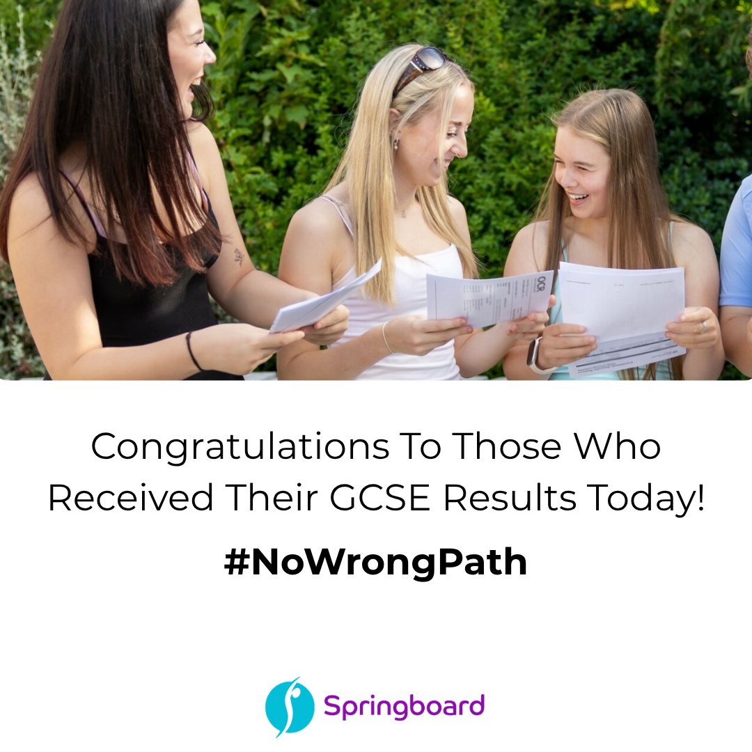Springboard_UK's tweet photo. GCSE Results Day is here! 🎉📚
Whatever your results today, remember they don't define your future. There are so many exciting opportunities ahead, and there's #NoWrongPath.

If you're thinking about your next steps, CareerScope can help you explore careers in hospitality with free careers advice, training, resources and industry opportunities.

Start your journey today 👉 https://t.co/sJZdjKZw4z

#GCSEResults2026 #ResultsDay2026 #HospitalityCareers #CareerScope