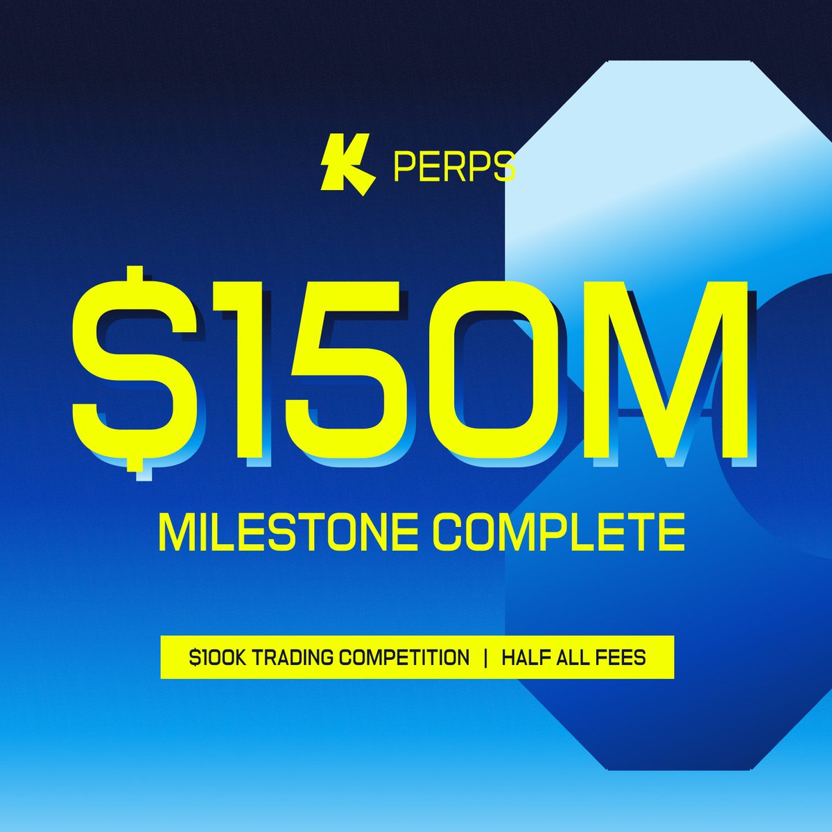 katanaperps's tweet photo. Halfway to $300M? Let's talk about it.

$150M traded in Competition 6 and the prize pool is still growing.

https://t.co/bc9mDeIRCg https://t.co/2bhkf5aWHS