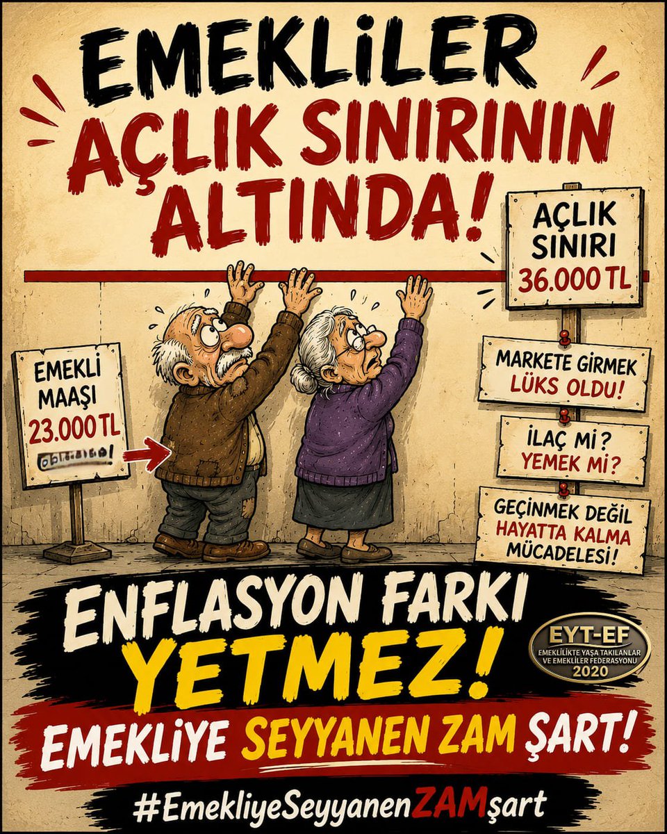 mhmtgclbjk's tweet photo. Artık Emekliyi enflasyona ezdirmeseler güzel olur.

Ezdirmeye devam ederlerse !

Sandıkta her şey çok güzel olur !!

@Akparti

#EmekliyeSeyyanenZAMşart
#5000KısmiKanunlaşsın
Sinem Dedetaş Dursun Özbek İzmir
Gornik Zabrze BTS Paul Onuachu
Rafael Leao Irak Seydikemer Musiala https://t.co/HY9PT98M7i